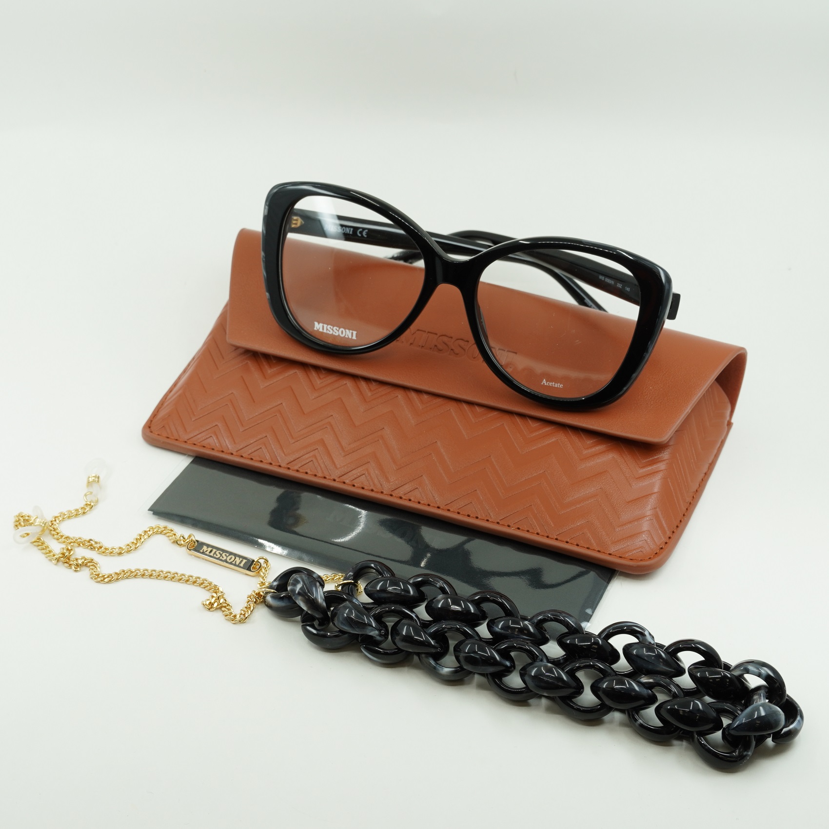 MISSONI MIS0093/N 33Z Black Eyeglasses New Authentic | eBay