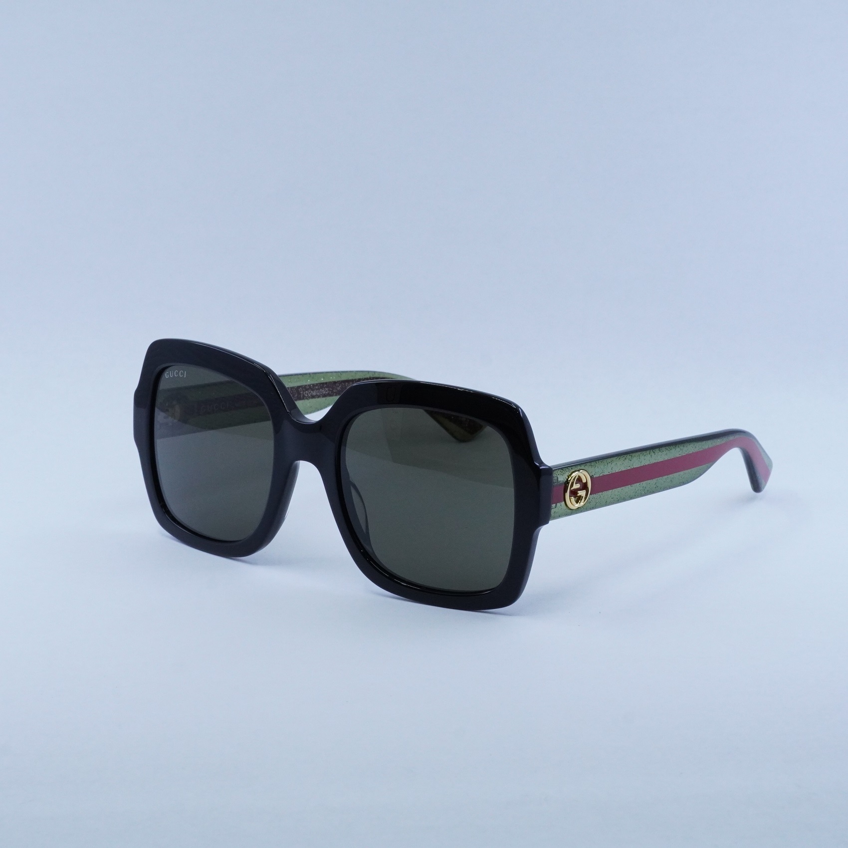 New GUCCI GG0036SN 002 Black/Green/Brown 54-22-140  display picture 2
