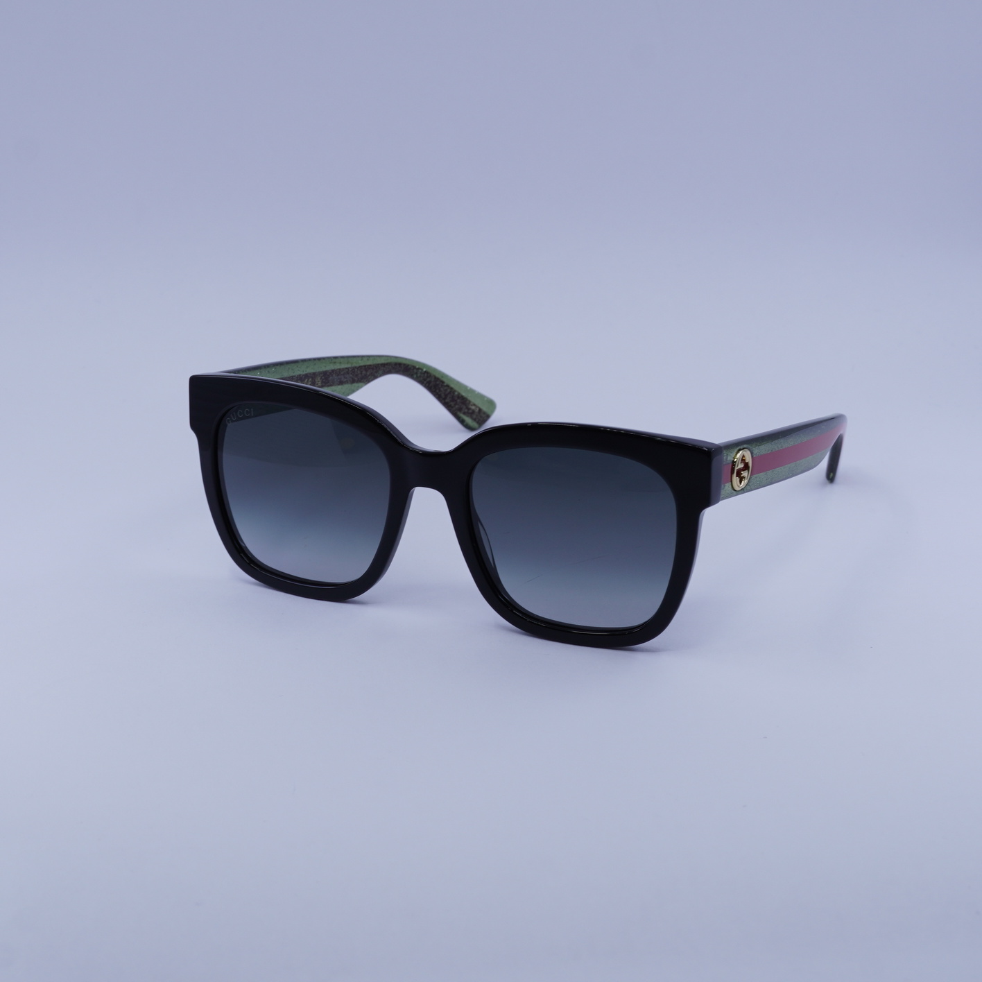 GUCCI GG0034SN 002 Black/Green/Grey Gradient 54-20-140
