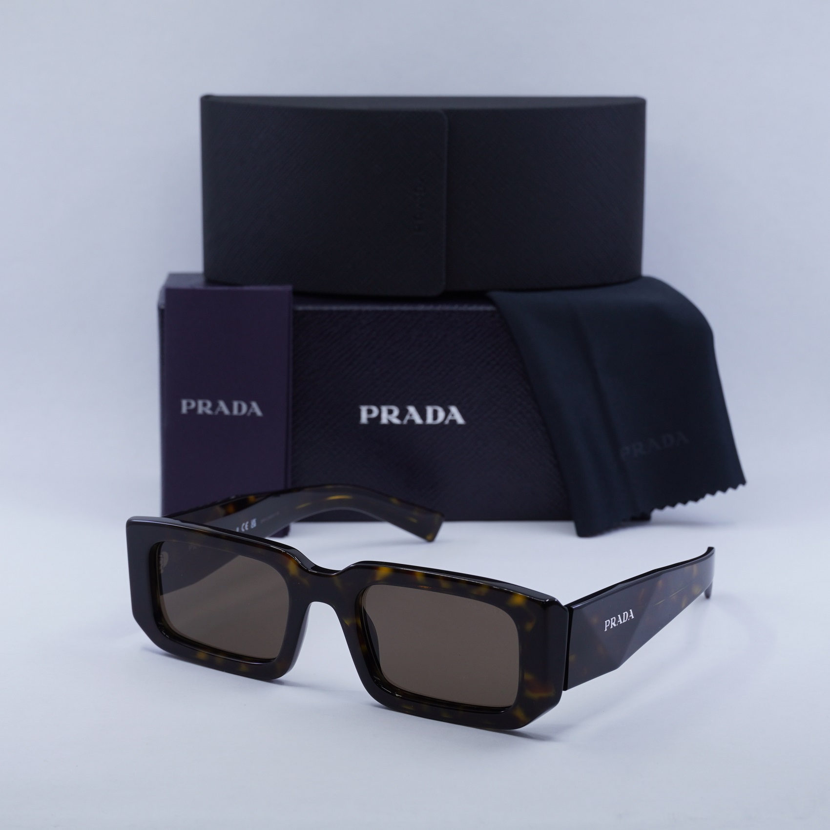 PRADA PR06YS 2AU8C1 Havana/Dark Brown 53-21-145 Sunglasses  display picture 2