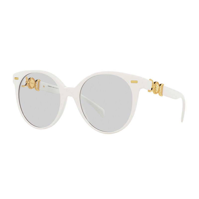 New Versace VE4442 314/M3 Photochromatic Lenses (Dark outside / Light inside) Versace VE 4442 GB1/87 Black Acetate Round Sunglasses Dark  main image 2