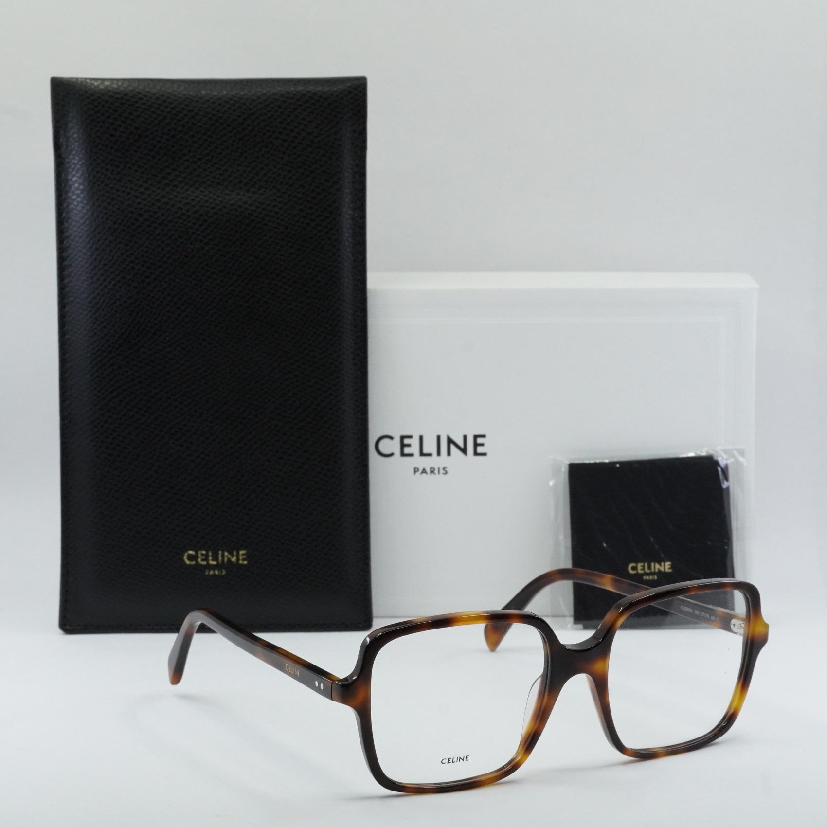 NEW CELINE CL50076I 053 Havana 57mm Eyeglasses | eBay