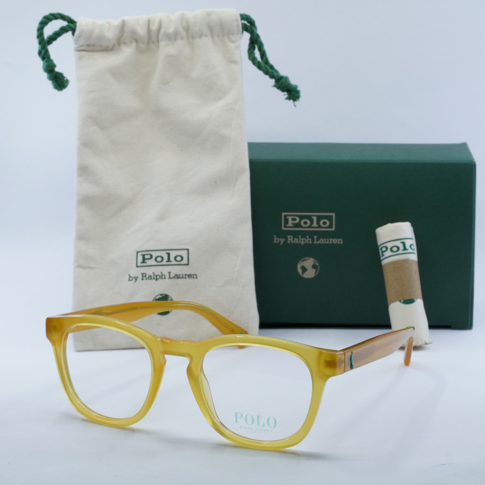 Polo Ralph Laurent PH2258 5005 Opal Honey 49mm Eyeglasses New