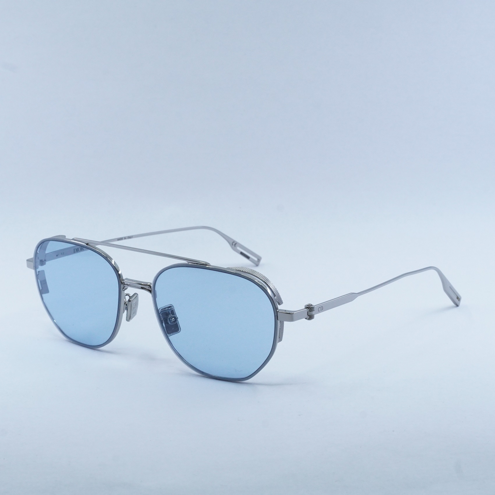 New DIOR NEODIOR RU F010 Silver/Light Blue 56-17-145