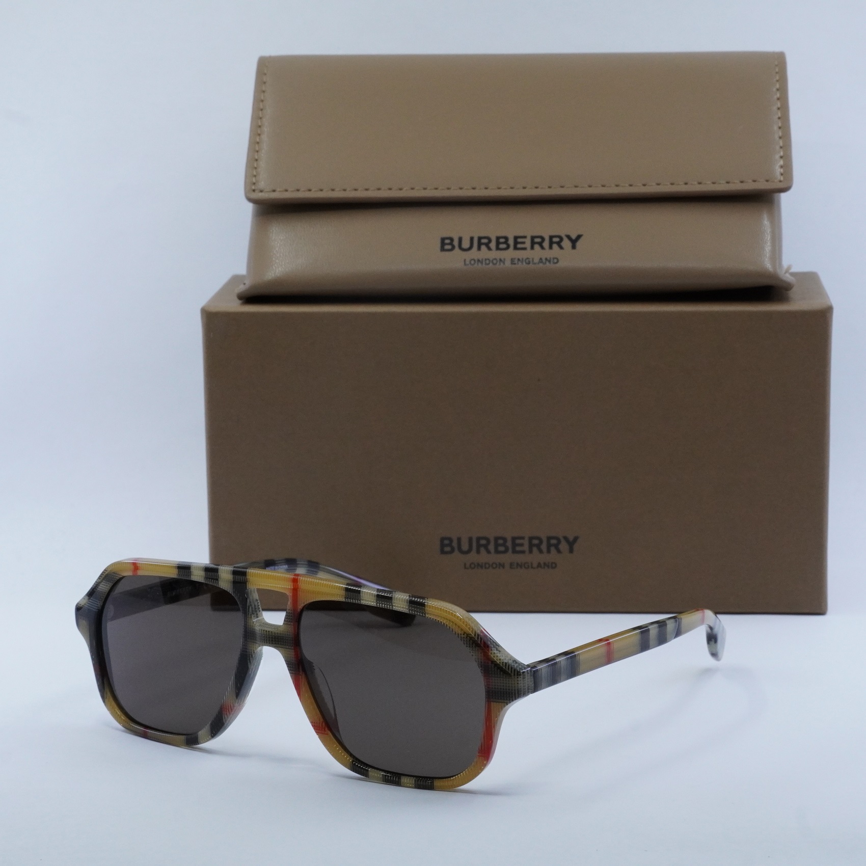 BURBERRY Kids JB4340 377873 Vintage Check/Dark Brown 50-14-125