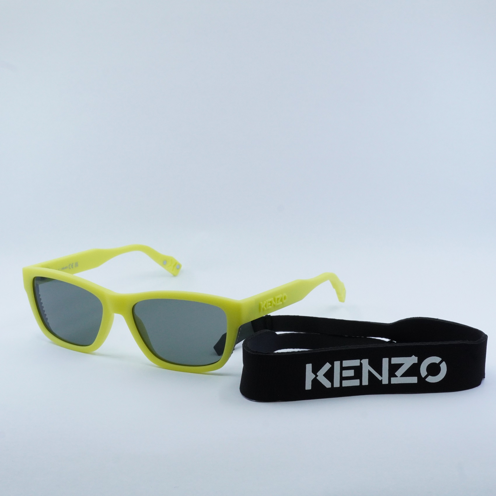 サングラス Kenzo Sunglasses KZ40173U Round Silver Tint Lens Kenzo Sunglasses Men's KZ40103U 21N White/Green 00-00-145mm