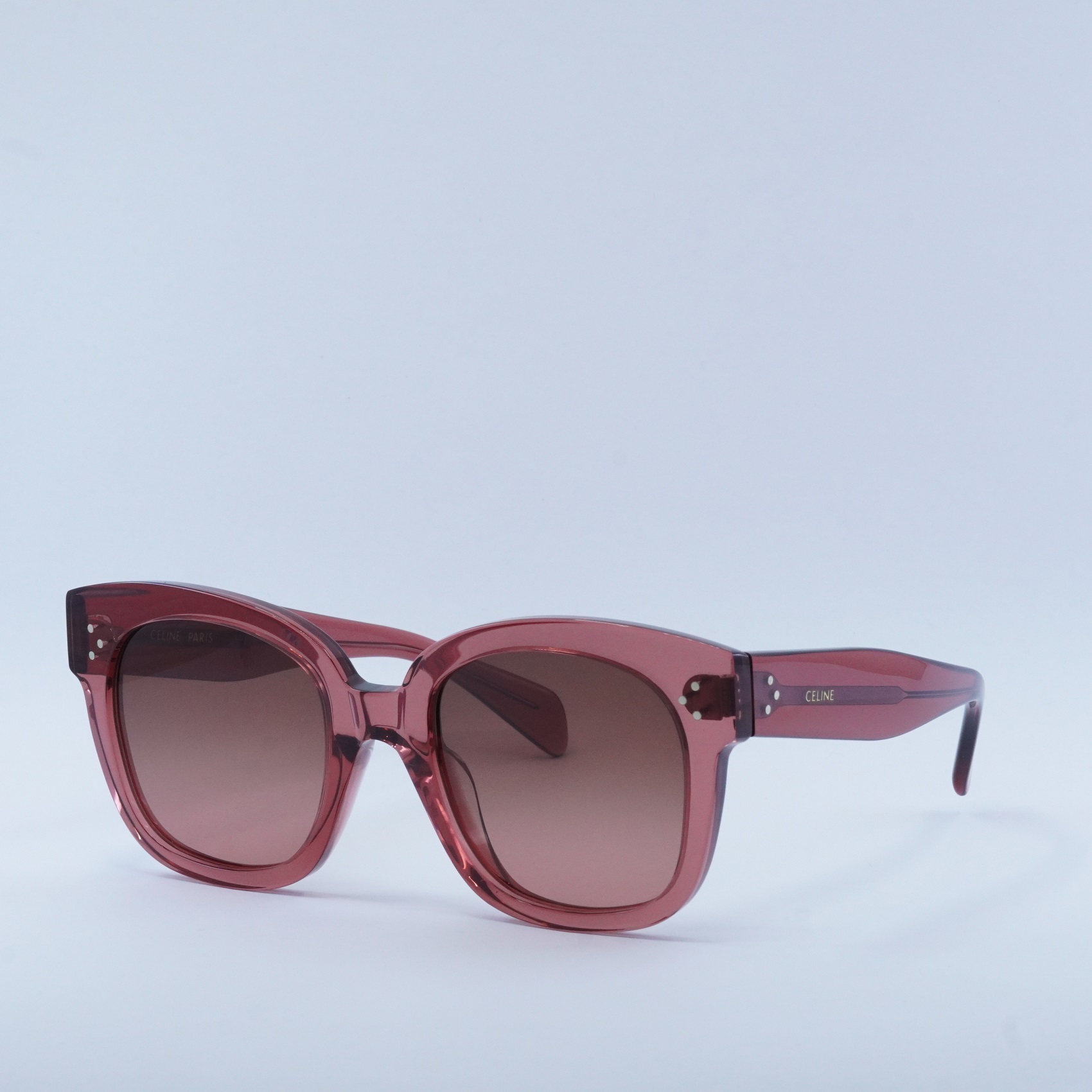 New CELINE CL4002UN 74T Pink / Gradient Bordeaux 54-22-145