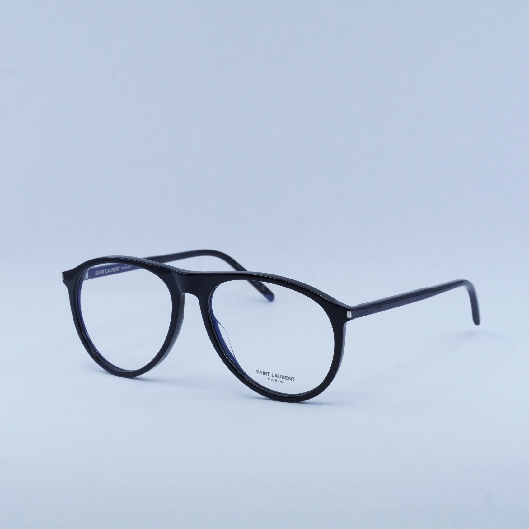 NEW SAINT LAURENT SL667OPT 001 Black/Transparent AR  display picture 2