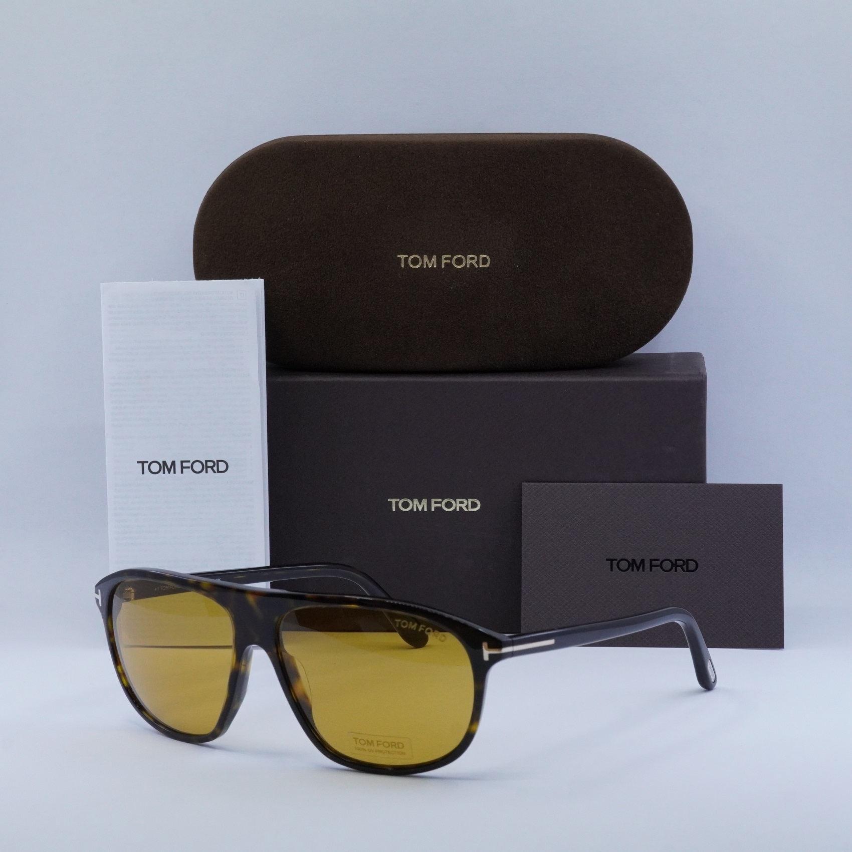 NWT Tom Ford FT1027 Dark Havana Aviator 60mm Sunglasses Tom Ford - Prescott Sunglasses - Pilot Sunglasses - Dark  main image 4