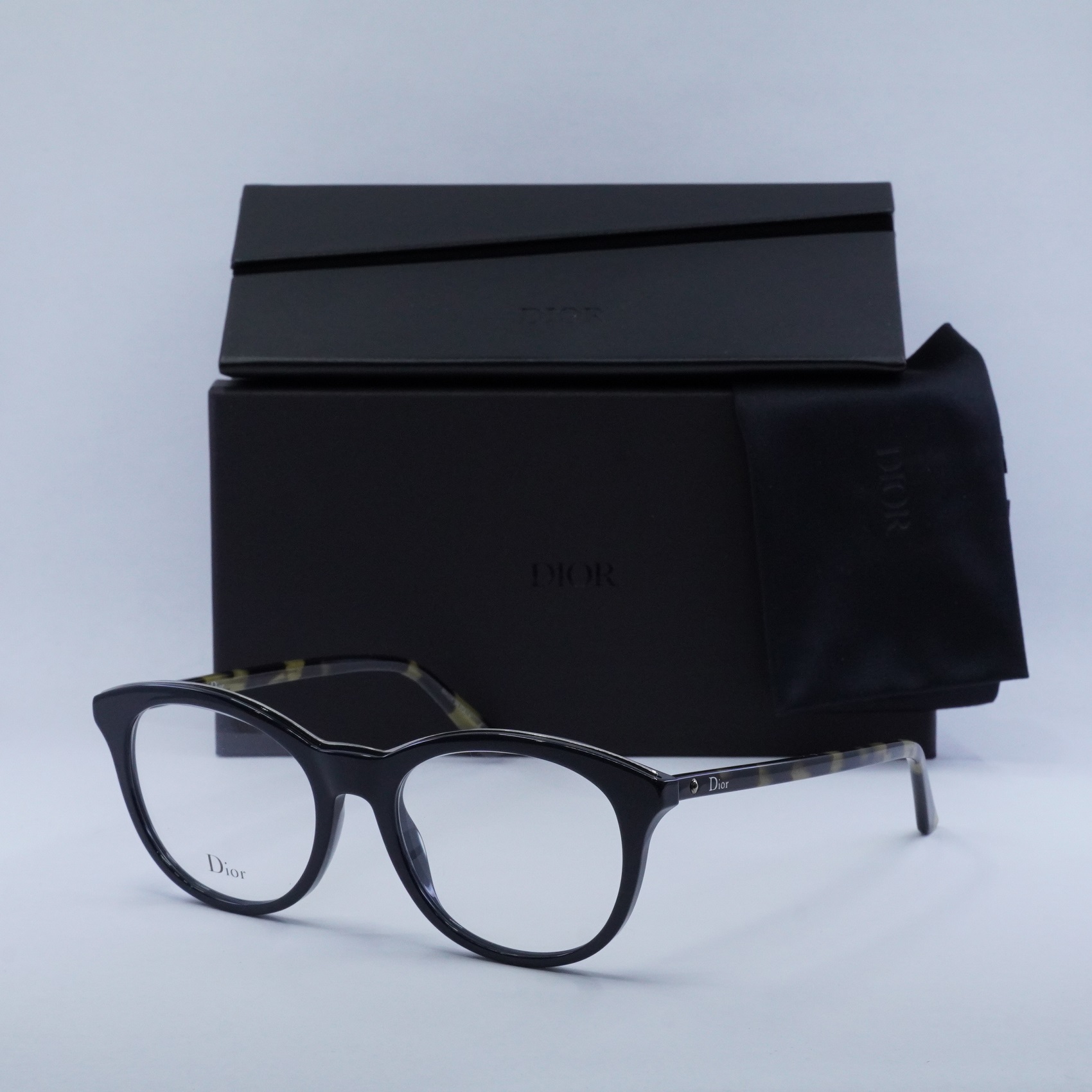 メガネ Dior Eyeglasses MONTAIGNE41 C9C Hoop Pattern Christian Dior Montaigne 41 Eyeglasses