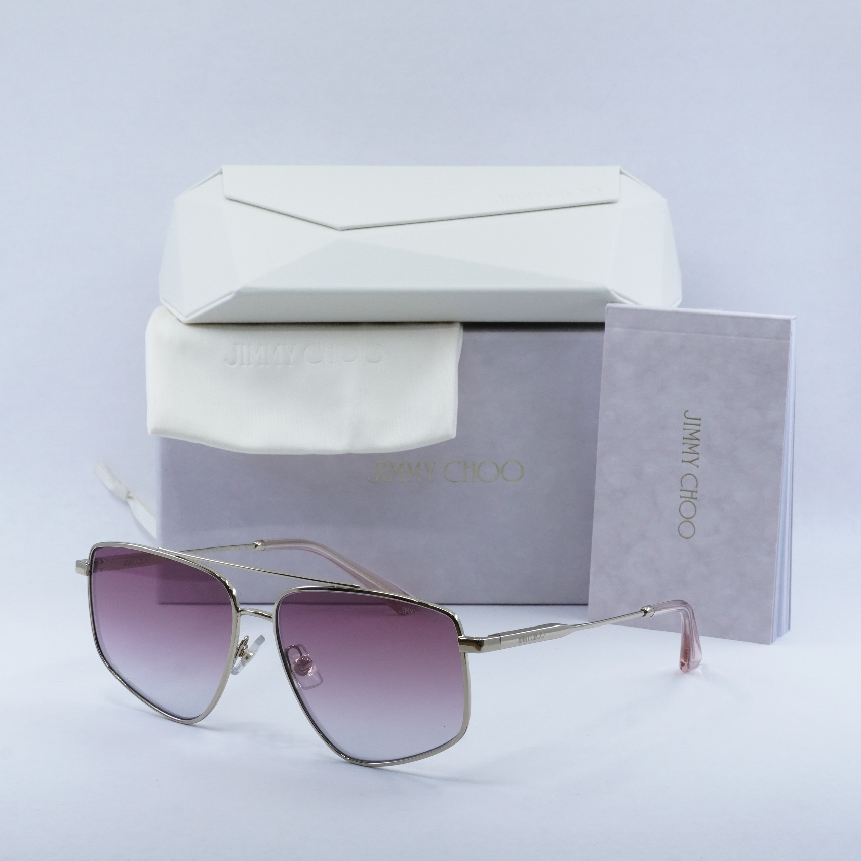 JIMMY CHOO ナヒケタ フレム サンクラス JC4011 300658 JIMMY CHOO JC4011 300658 Pale Gold/Fuxia Gradient Silver