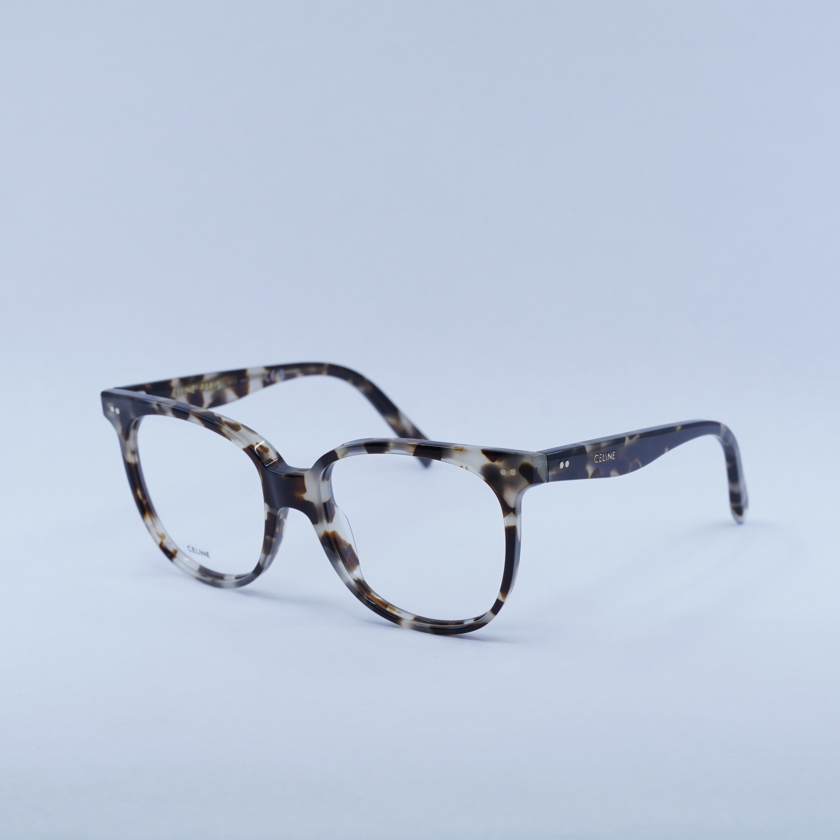 NEW CELINE CL5010IN 055 White Vintage Havana 53mm Eyeglasses