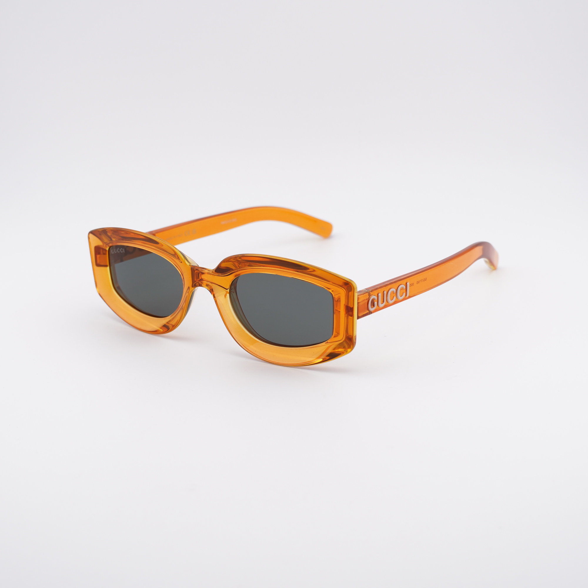 GUCCI GG1719S 005 Transparent Vivid Orange/Smoke 51-23-145