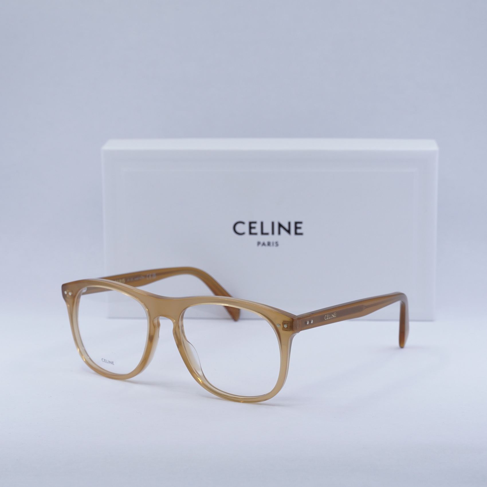 Celine CL50130I 047 Eyeglasses - Beige Opal Frame - Lowest Price! NEW CELINE CL50130I 047 Beige Opal 54mm Eyeglasses | eBay main image 3