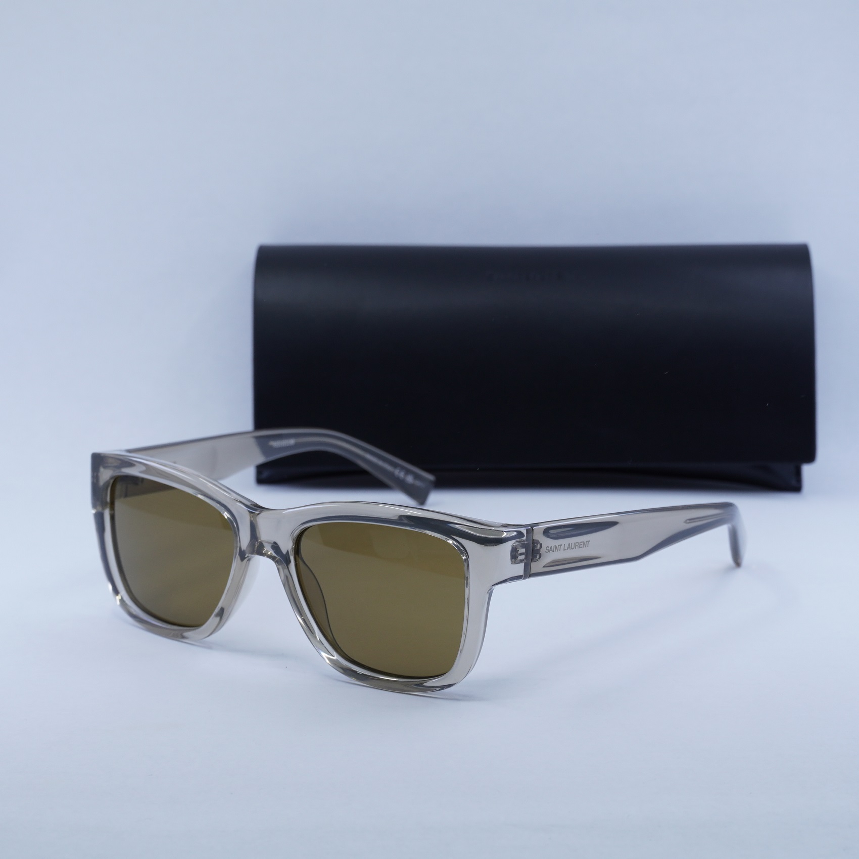 SAINT LAURENT SL674 005 Transparent Beige/Brown 54-18-145