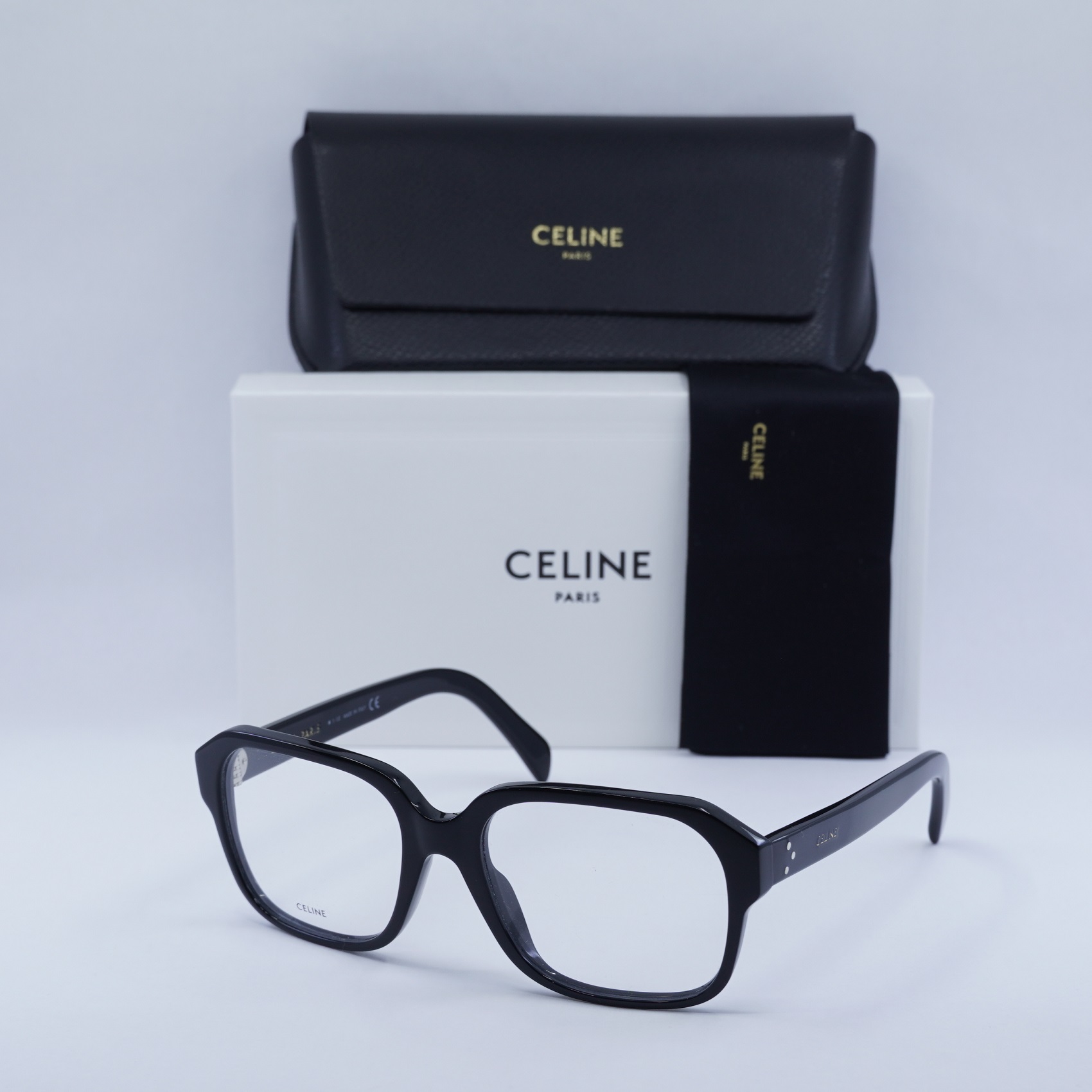 メガネ CELINE Eyeglass Frame CL50097I 001 Luxury Black Celine CL50097I 001 Glasses - US