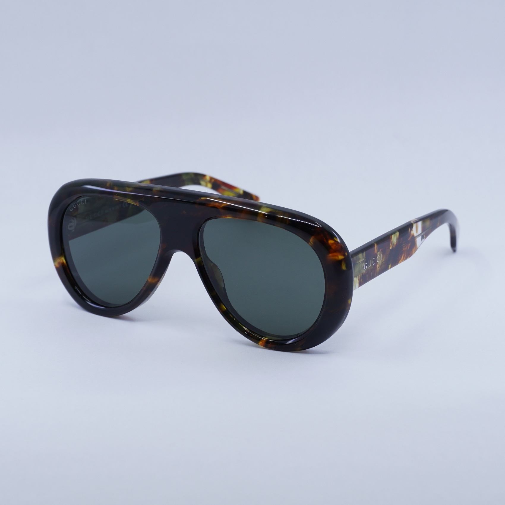 Gucci GG1909S 001 Shiny Spotted Vintage Havana/Grey 55-16-150