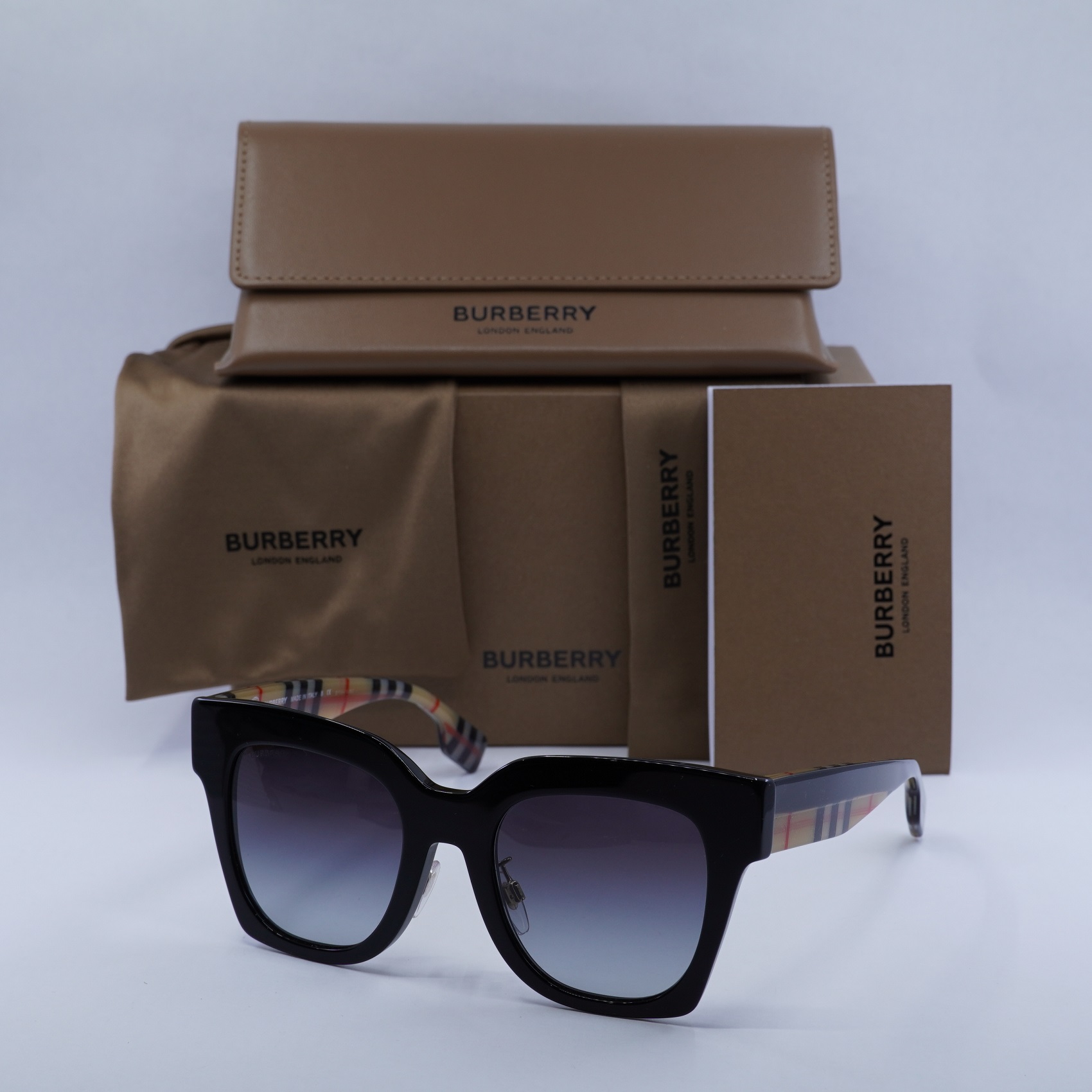 Burberry BE4364F 39428G Black/Grey Gradient 51-21-145