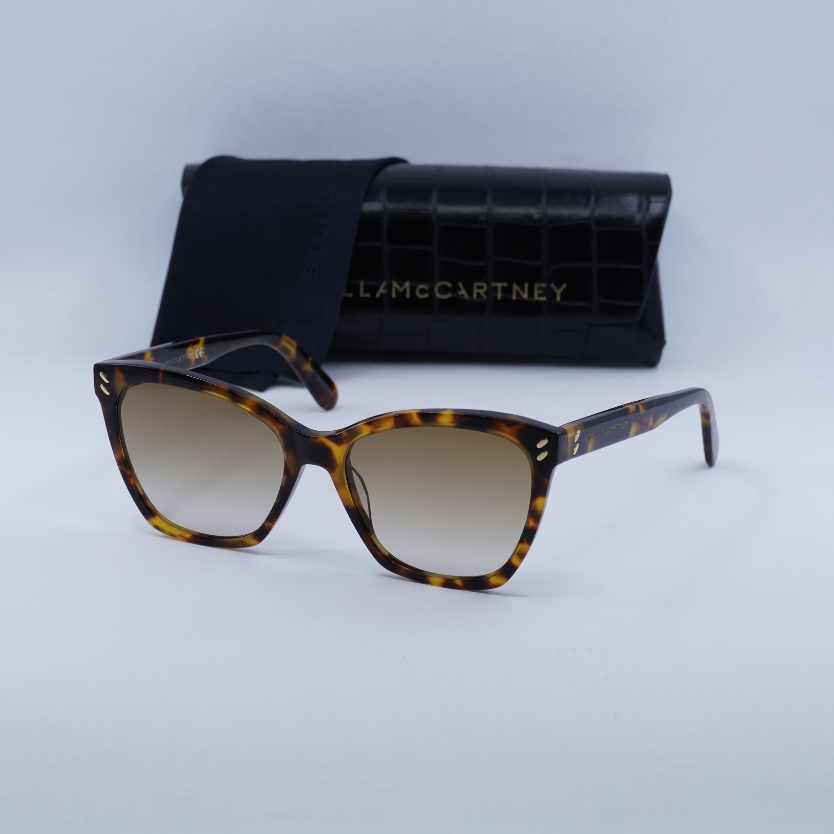 Authentic Stella McCartney AVANA-AVANA-BROWN new sunglasses NEW STELLA MCCARTNEY SC0100S 003 HAVANA BROWN SUNGLASSES main image 4
