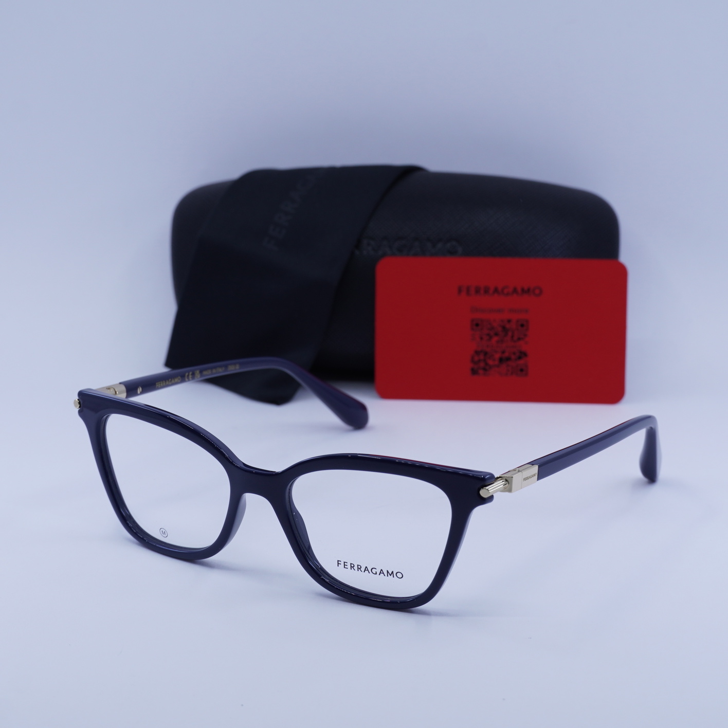Salvatore Ferragamo SF2991 414 Blue Navy 51mm Eyeglasses New  display picture 1