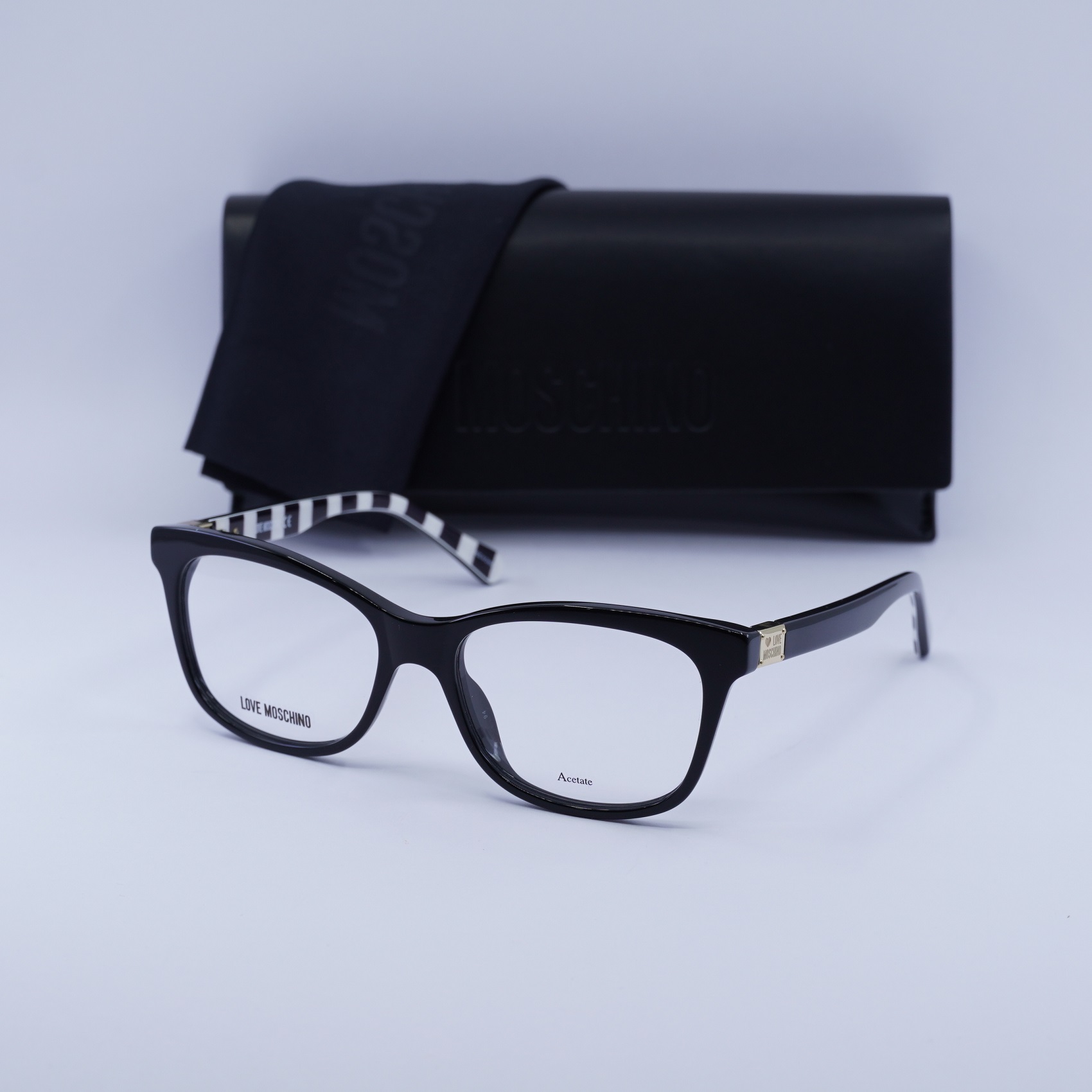Moschino Love MOL515 0807 00 Eyeglasses - Black Frame 52mm Moschino Vision Care for sale | eBay main image 2
