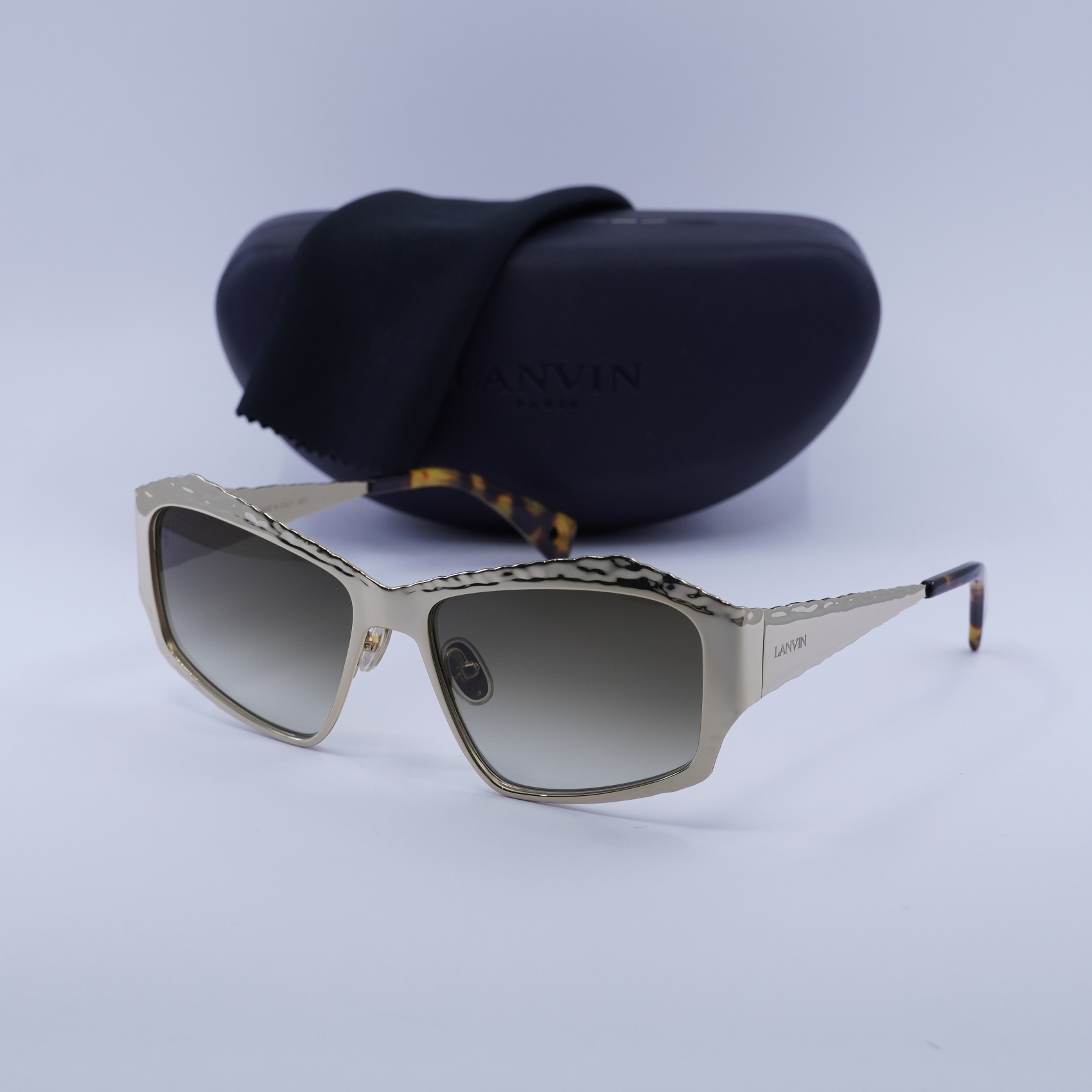 LANVIN GOLD/BROWN GRADIENT UNISEX SUNGLASSES LNV109S Lanvin Butterfly Frame Sunglasses New | Mercari main image 3