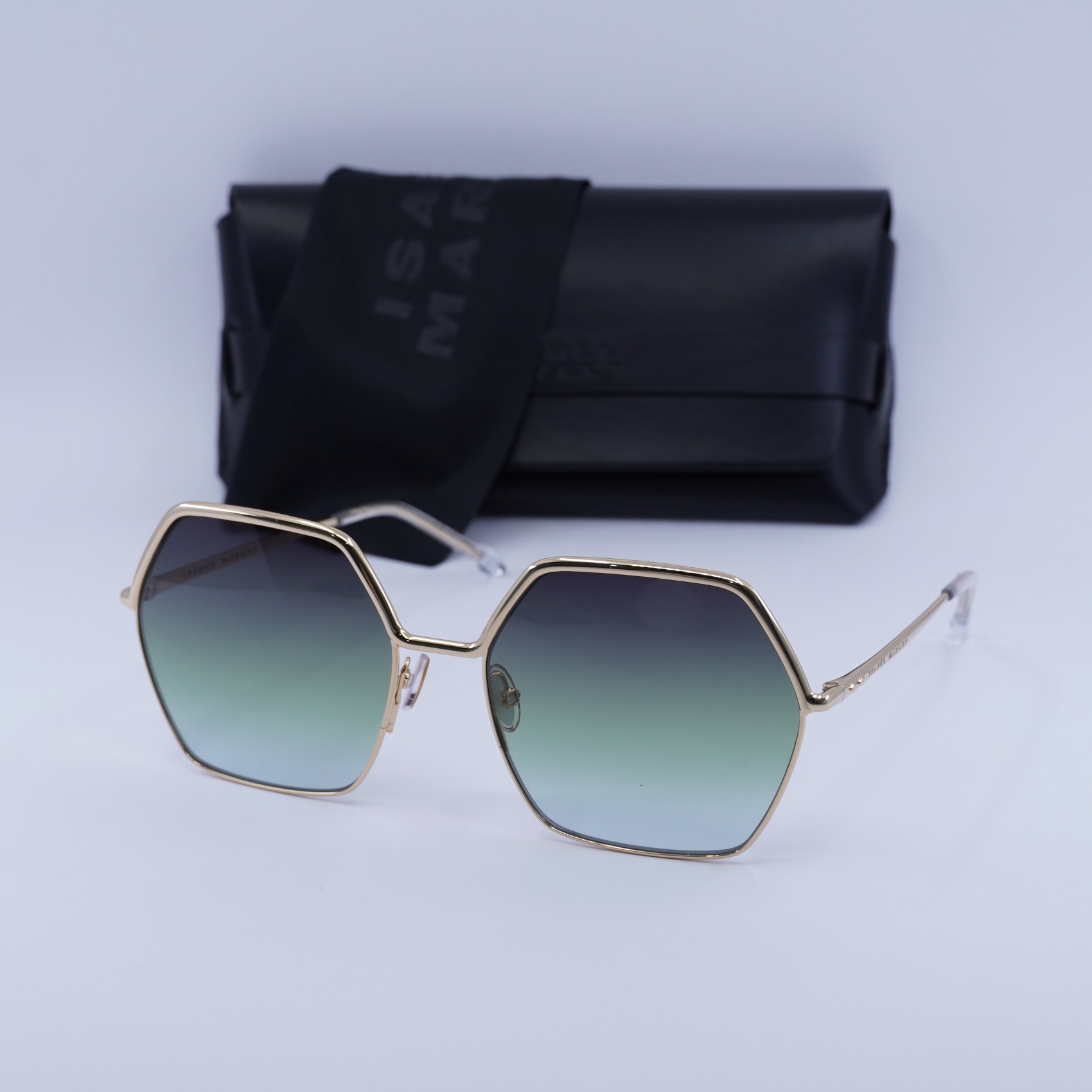New Isabel Marant IM 0119/S 0000 IB Rose Gold/Grey Green  display picture 2