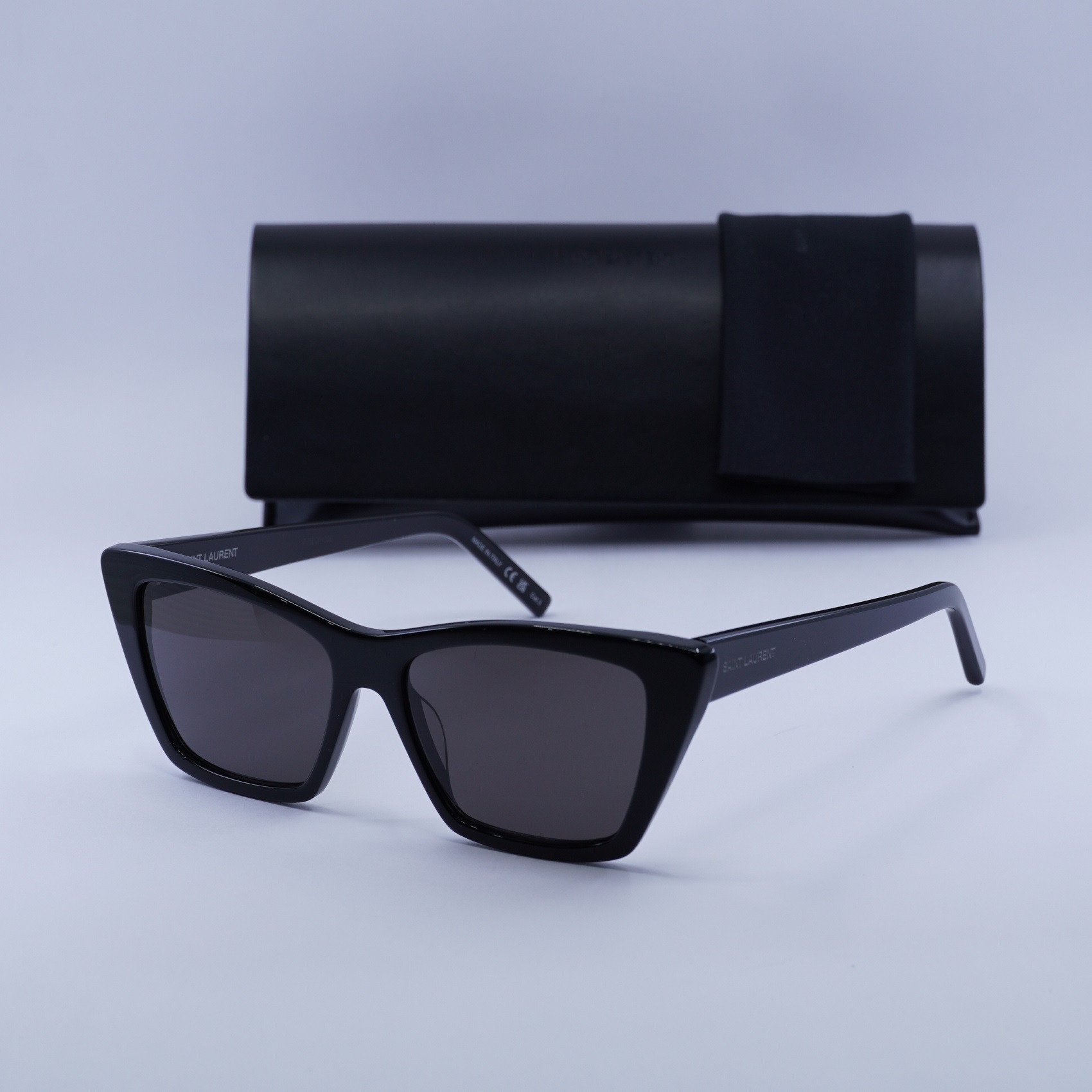 Saint Laurent Black Cat Eye Sunglasses - SL 276 MICA Saint Laurent SL 276 Mica 002 Sunglasses - US main image 4