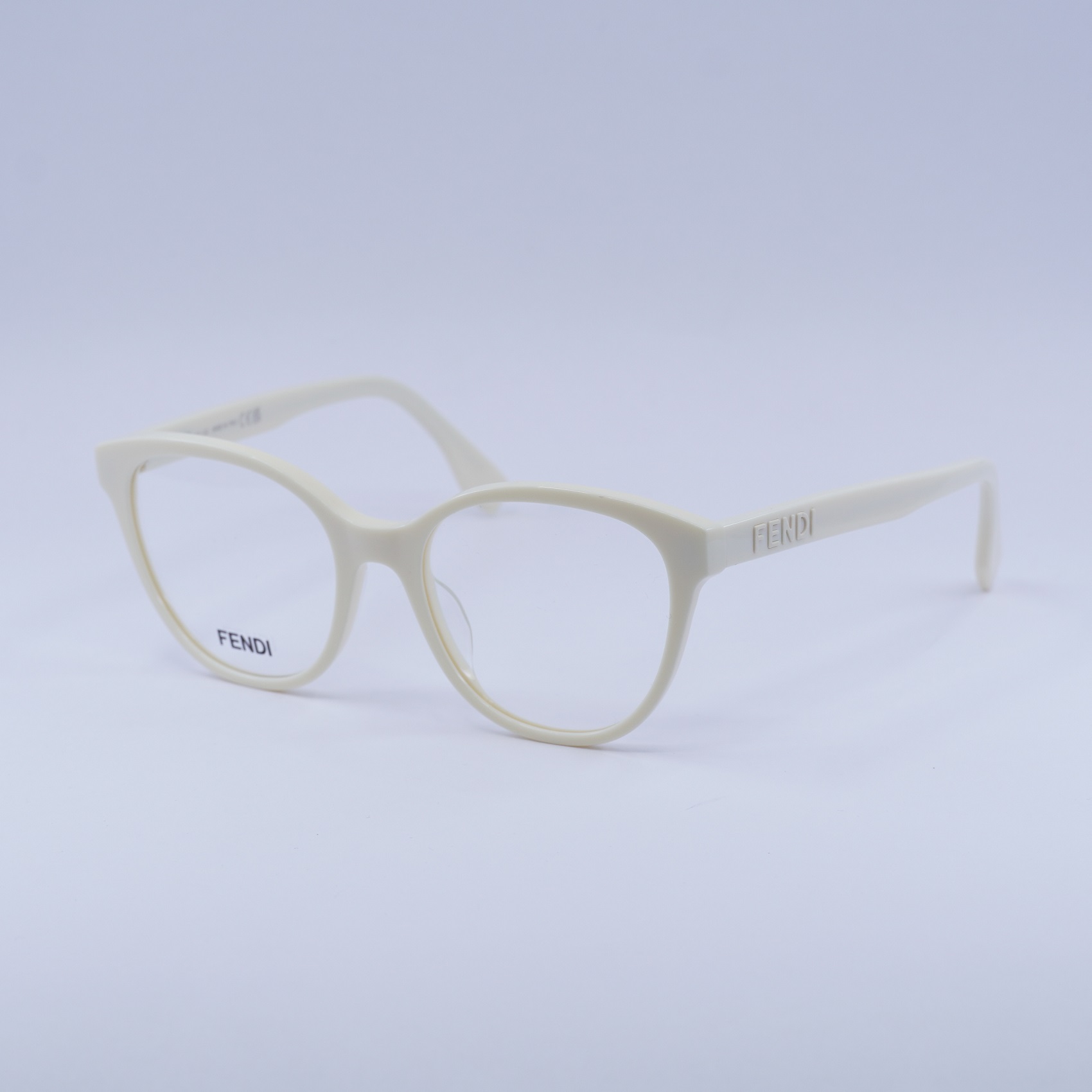 NEW FENDI EYEGLASSES FE50024I 053 WOMEN ROUND HAVANA EYEWEAR Fendi FE50024I 053 Eyeglasses Brown 52mm Women | Lens & Luxe main image 2