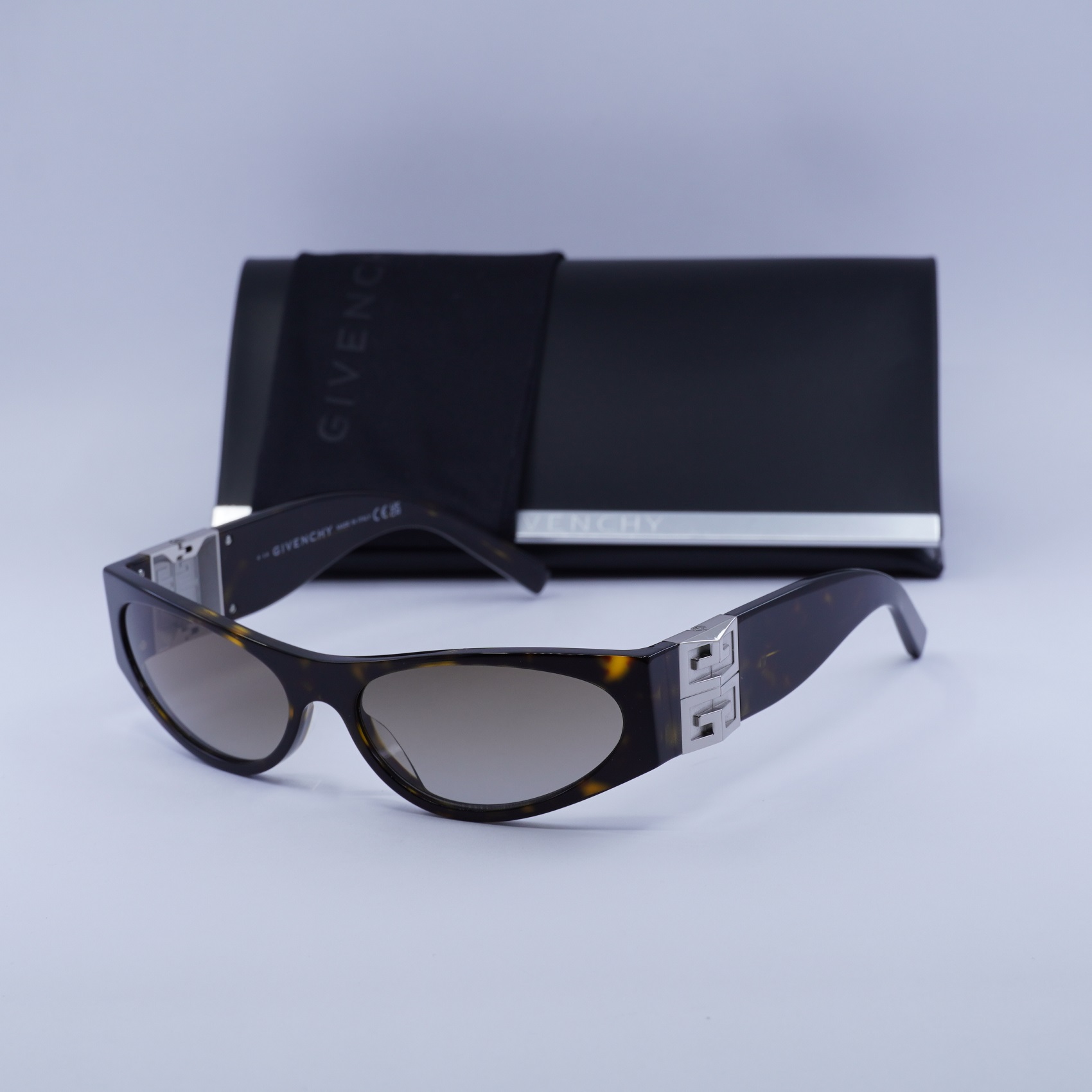 New Givenchy GV40055I 52F Shiny Dark Havana/Brown 58-16-125  display picture 1