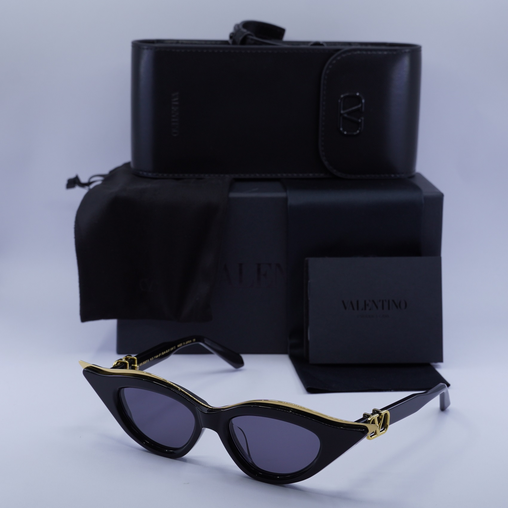New Valentino V-GOLDCUT-II VLS-114A Black/Yellow Gold/Dark  display picture 3