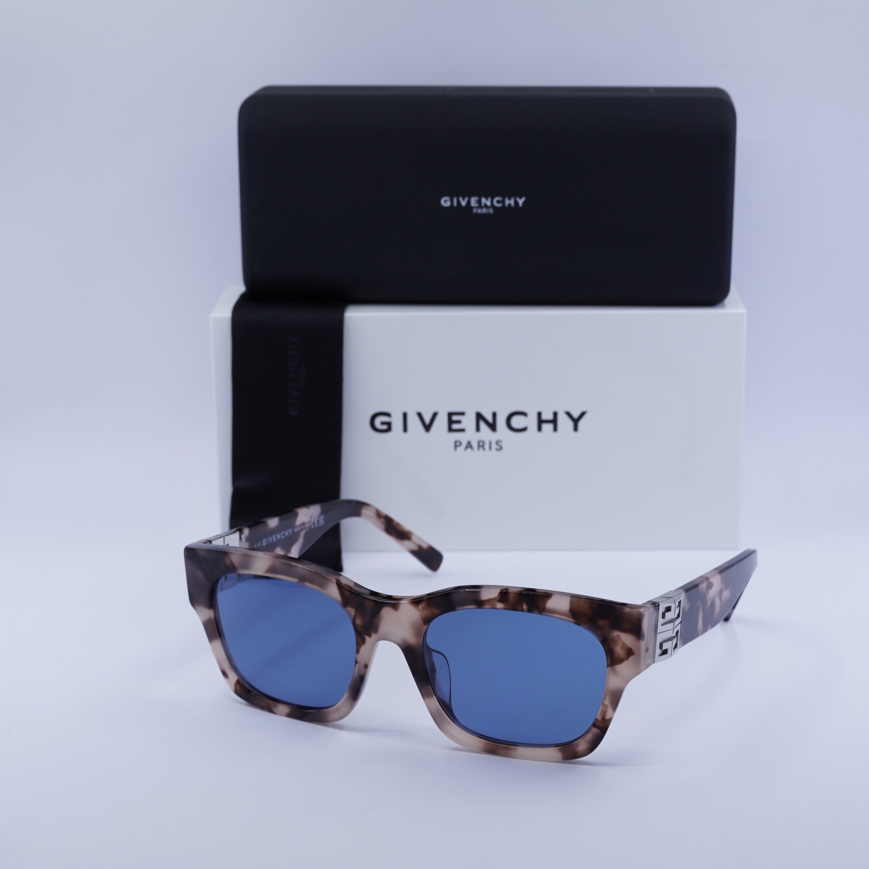 ?️ New Givenchy GV40072F 55V Sunglasses - Coloured Havana Frame, Blue Lenses Givenchy GV40072F 55V 56/20/ Sunglasses : Amazon.ca  main image 3