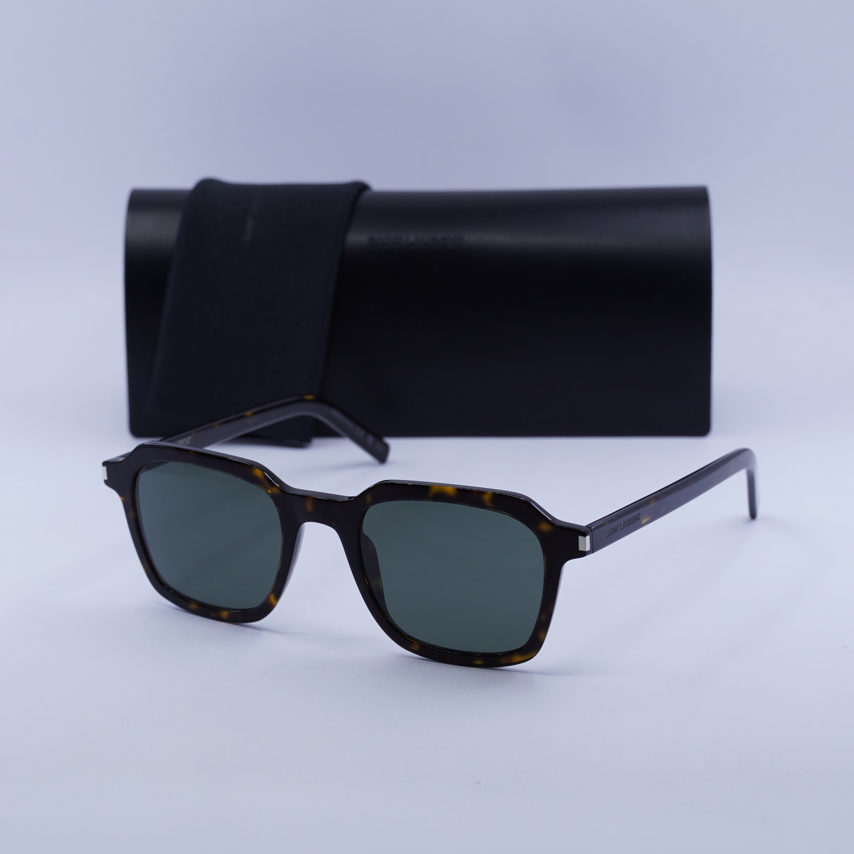 Saint Laurent SL715 SLIM 002 Dark Havana/Grey 49-21-145  display picture 3