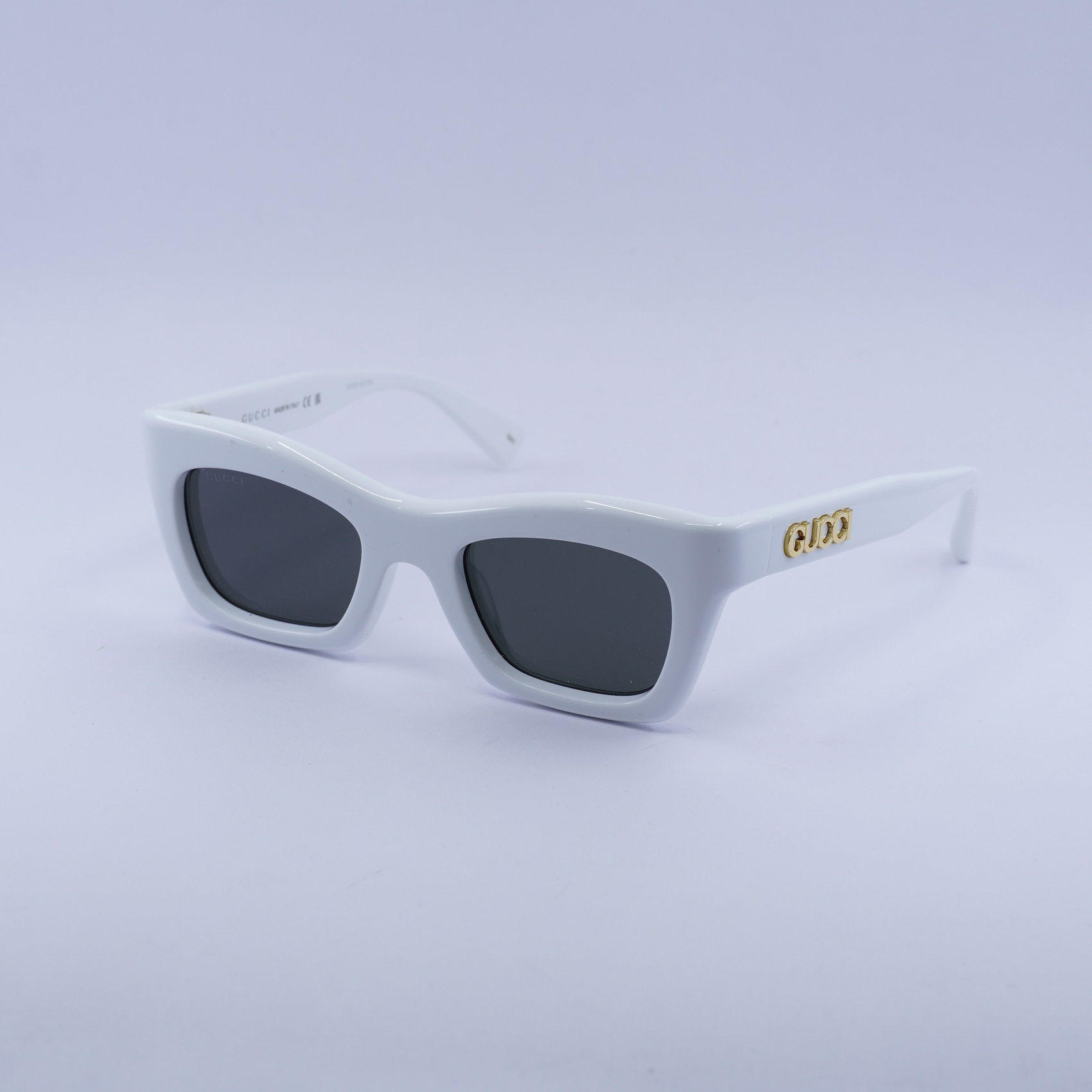 Gucci GG1773S 002 White/Grey 50-21-140 Sunglasses New 