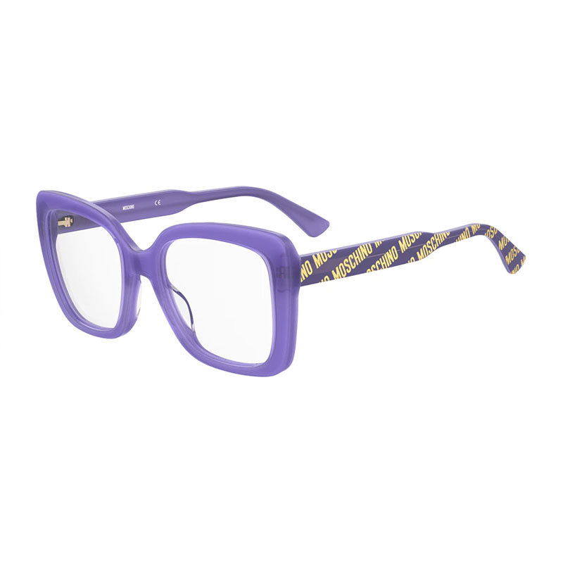 NEW MOSCHINO EYEGLASSES PURPLE WOMEN EYEWEAR MOSCHINO MOS614 0B3V 00 Love Moschino MOL644 Cat Eye Glasses | Fashion Eyewear main image 3