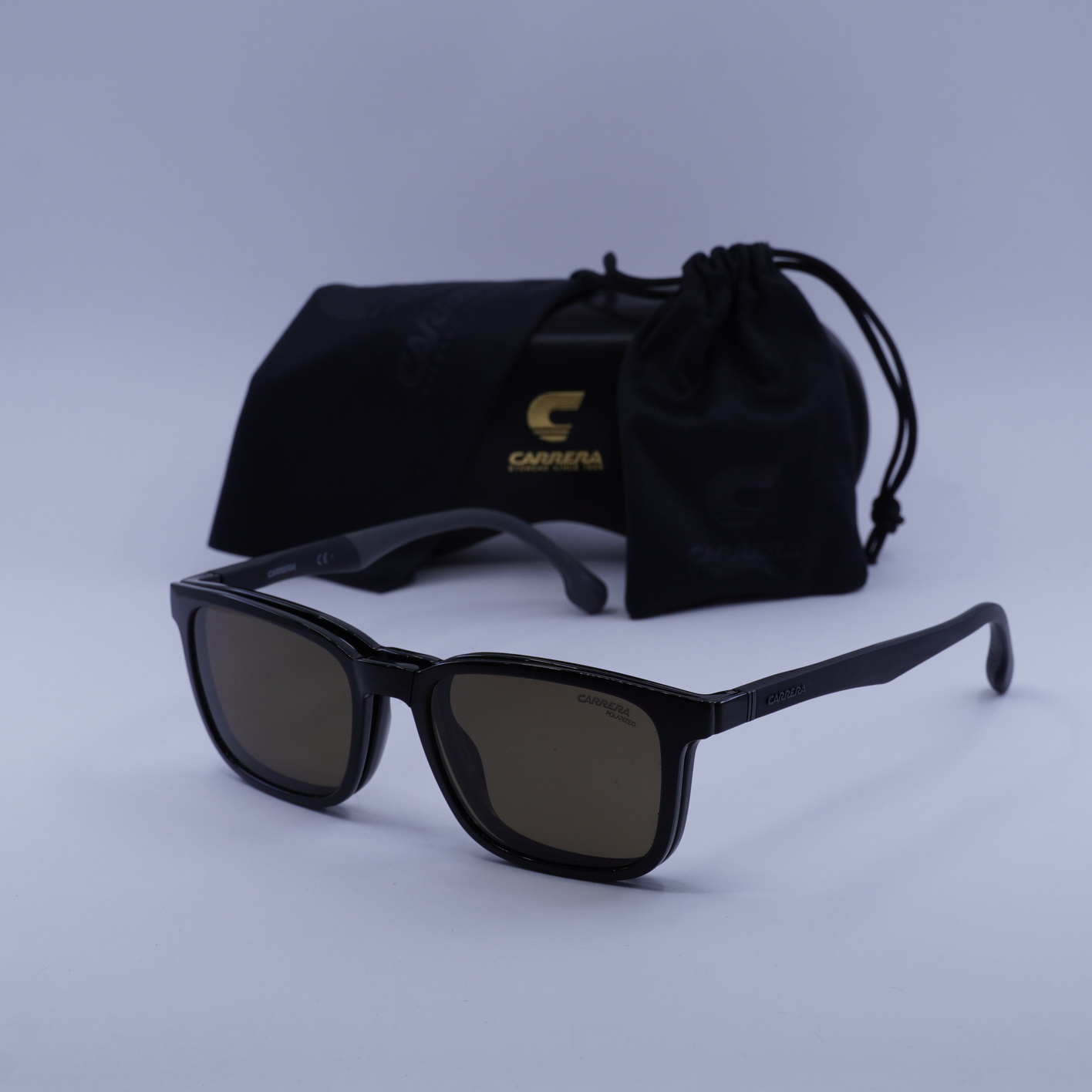 New Carrera CA 8045/CS 0807 SP Black/Clear with Magnetic  display picture 2