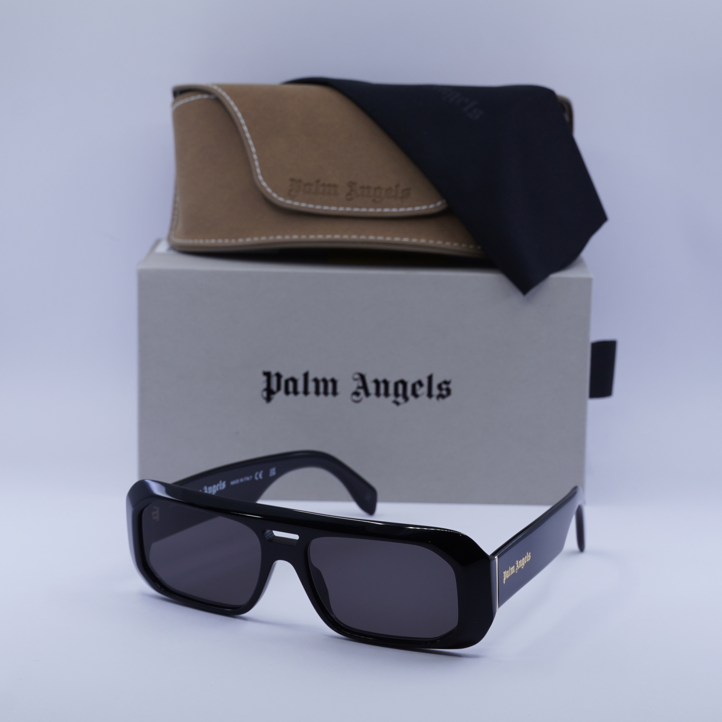 Palm Angels PERI102 WILLOW 1007 Black/Dark Grey 57-16-145  display picture 2