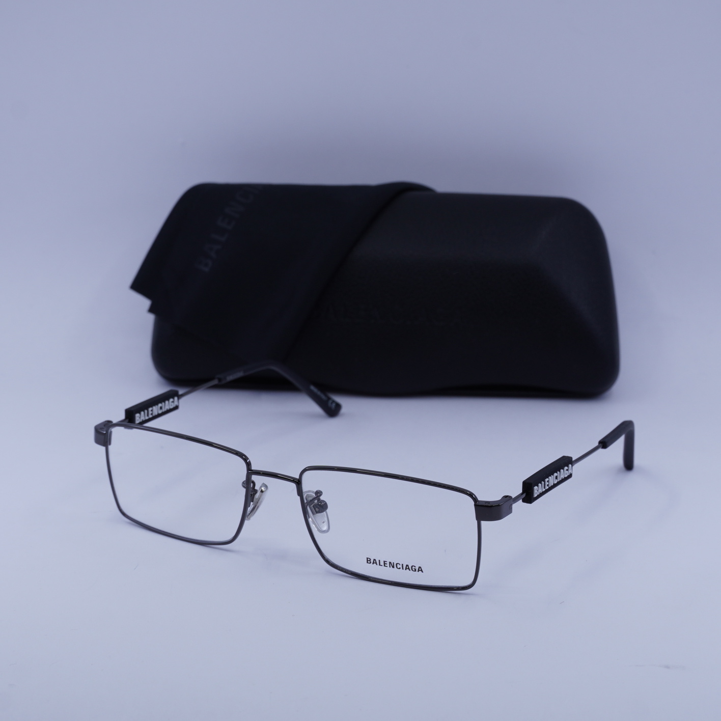 New Balenciaga Eyeglasses Balenciaga BB0378O 001 Glasses - US main image 4