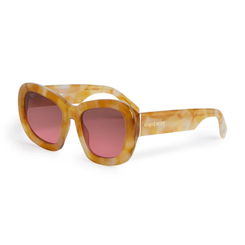 New Palm Angels PERI106 MOON 2485 White Havana/Brown  display picture 2