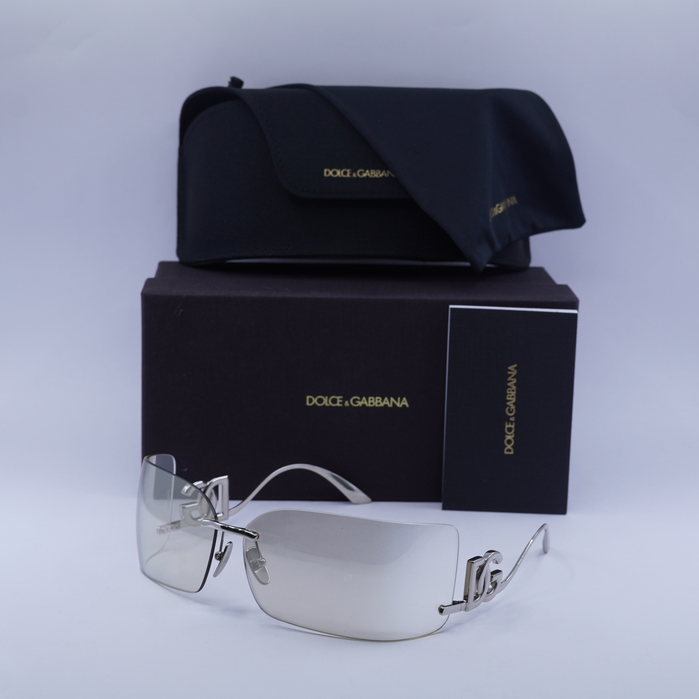 Dolce & Gabbana DG2319 05/6G Silver/Ivory Mirror 79-13-110 