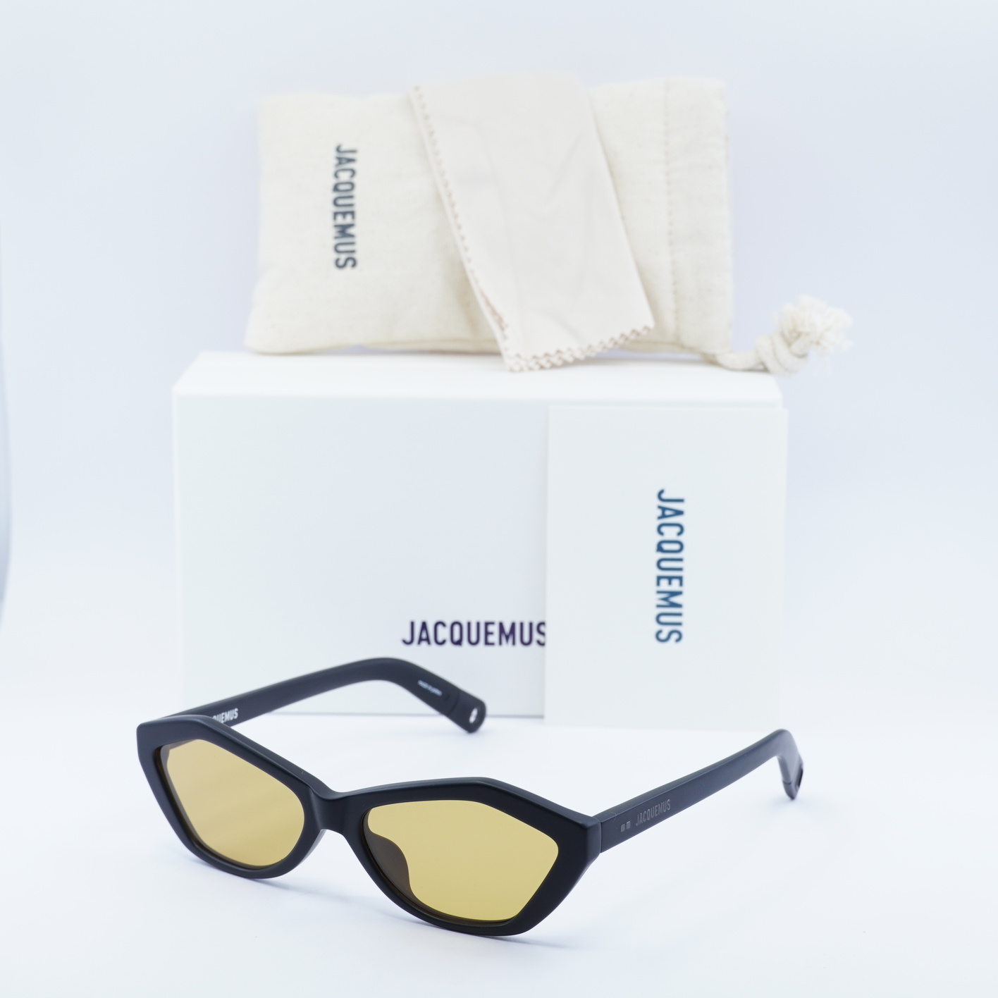 Jacquemus BAMBINO JAC/42 C6 Shiny Black/Brown 56-17-145  display picture 3