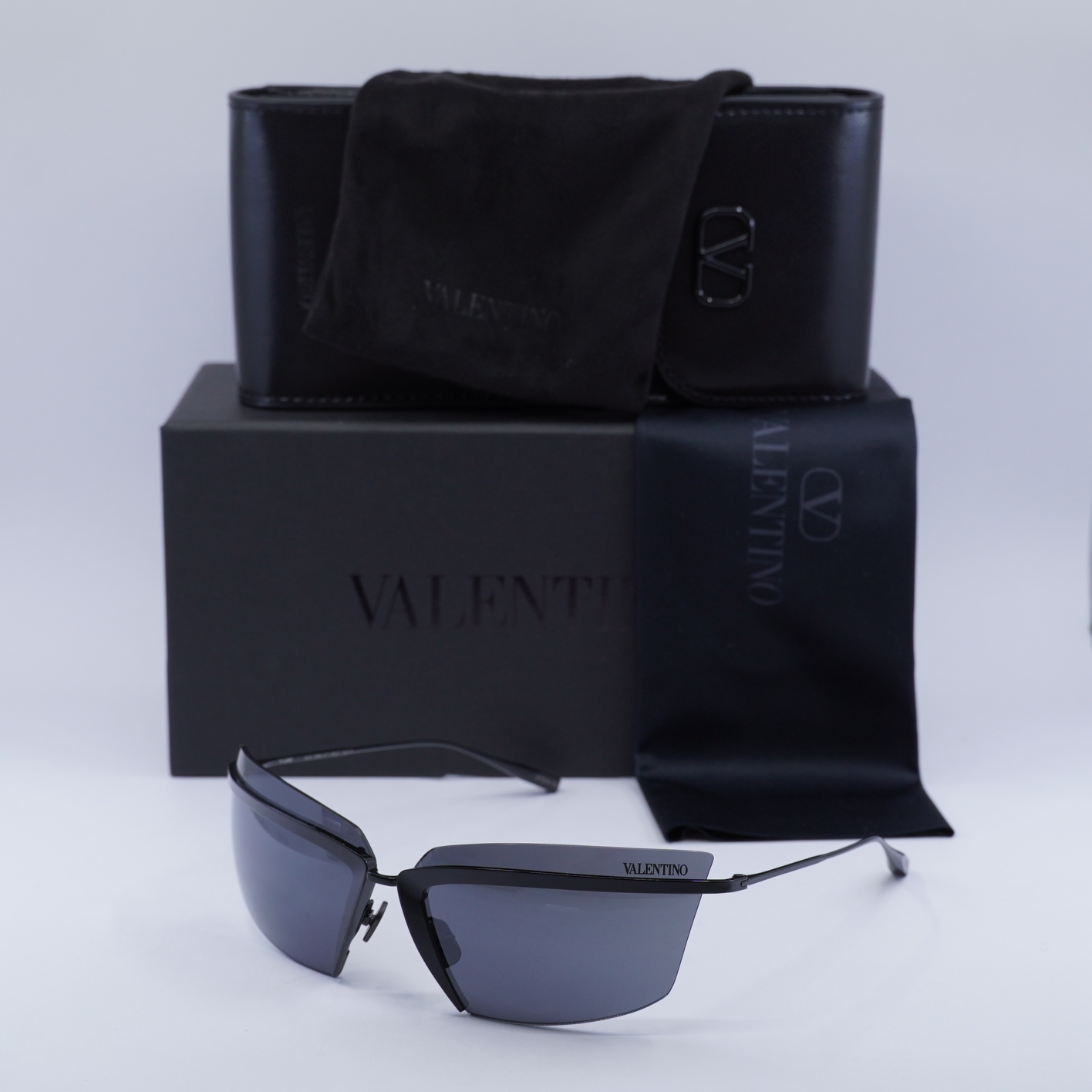 Valentino V-LURE VLS-130A Shiny Black/Grey AR 67-10-122  display picture 1