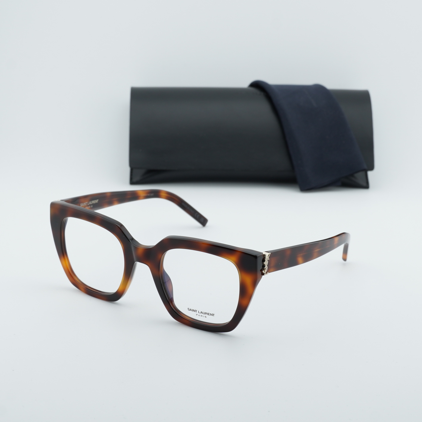 NEW Saint Laurent SL M143 Optical Frames in Havana Brown Yves Saint Laurent | YSL SL M143 OPT Eyeglasses | FREE Shipping main image 3
