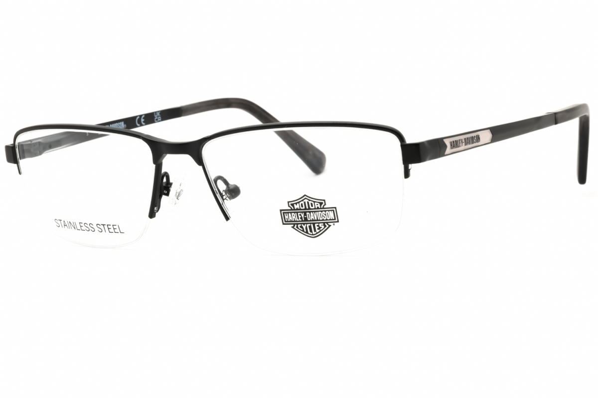 NWT Harley Davidson HD50032-002 Eyeglasses Eyeglasses Harley-Davidson HD 50032 002 Matte Black  main image 4