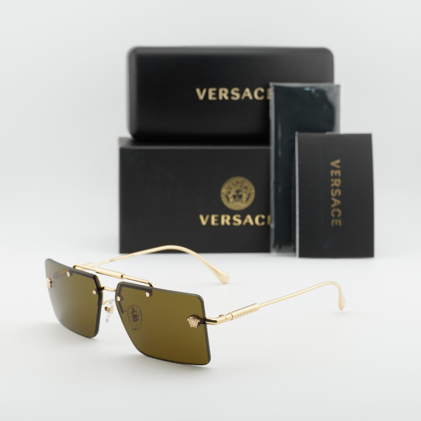 New Versace VE2245 100273 Gold/Violet Gradient 60-13-145
