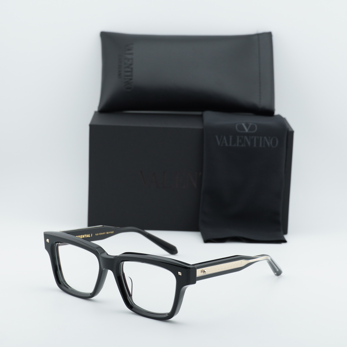VALENTINO ブラックメガネケース AAA00567.jpg