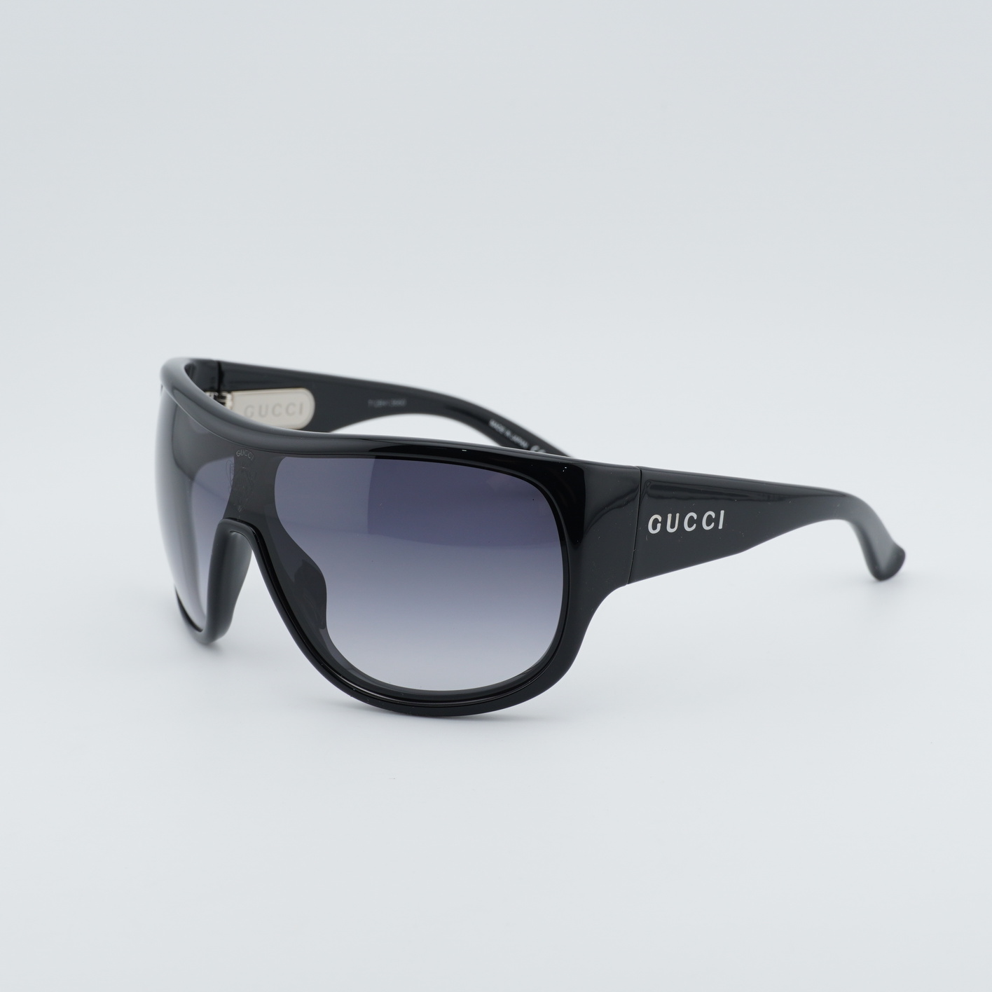 New Gucci GG2168S 008 Shiny Black/Grey Gradient 99-1-125