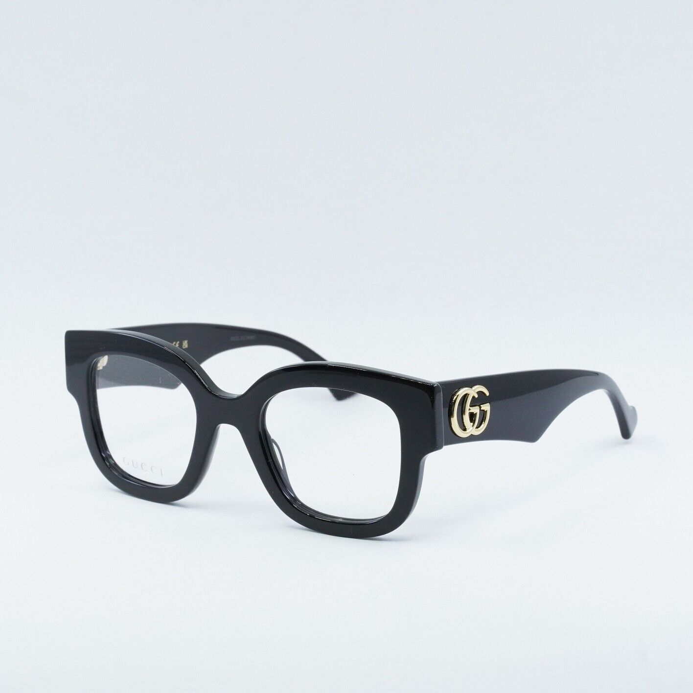 NEW GUCCI SQUARE EYEGLASSES GUCCI GG1423O 001 BLACK CLEAR EYEWEAR Gucci | GG1423O | Visionist main image 2