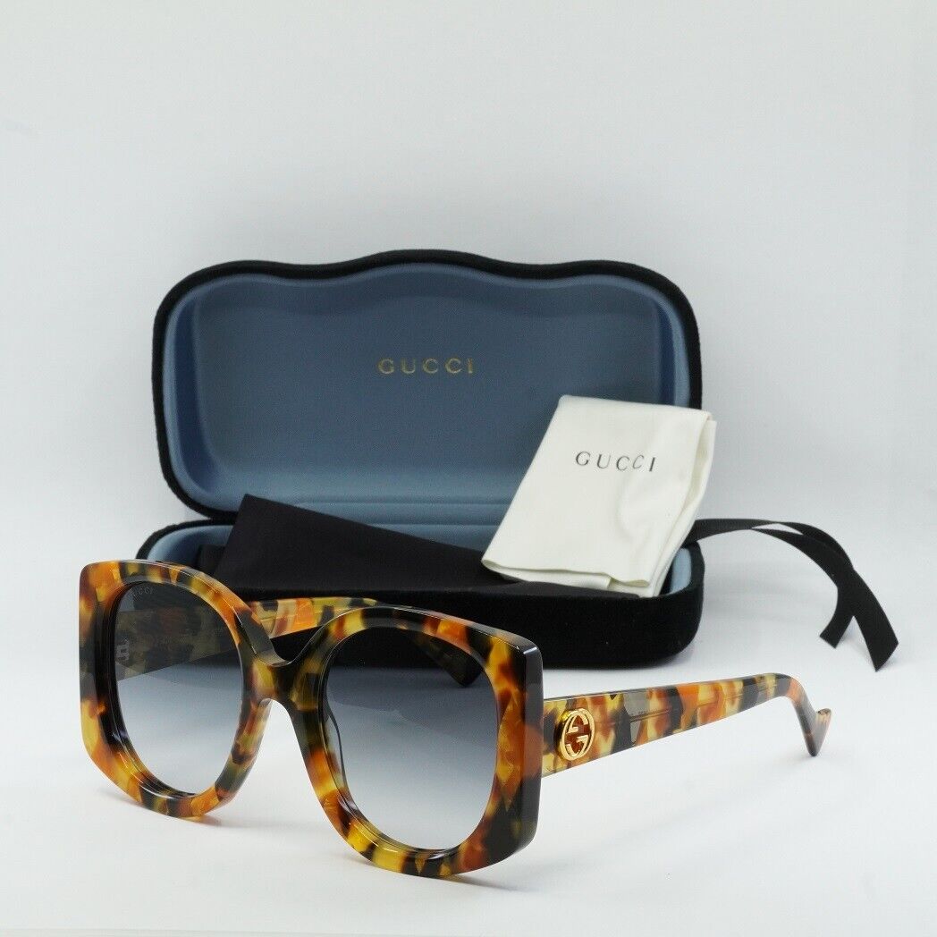 New Gucci Women Black Sunglasses 53-22-145 Gucci GG1257S Black/Grey 53/22/145 women Sunglasses : Amazon  main image 3
