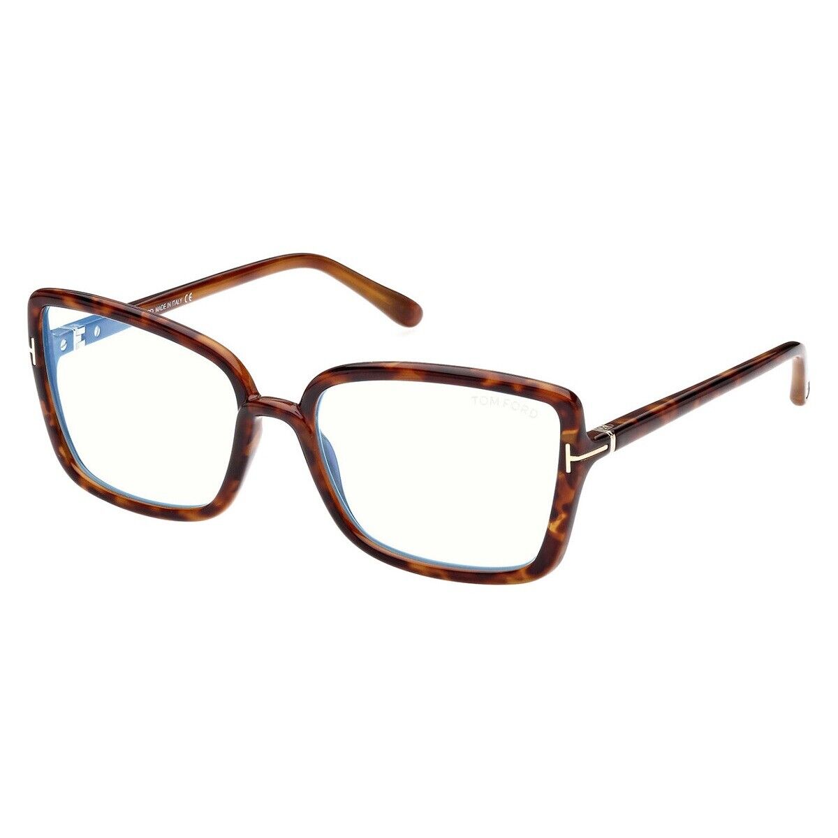 Tom Ford FT5813-B 001 Eyeglasses Black 56mm Rectangle Frame, Blue Light Block Tom Ford Blue Light Block Butterfly Ladies Eyeglasses FT5813  main image 2